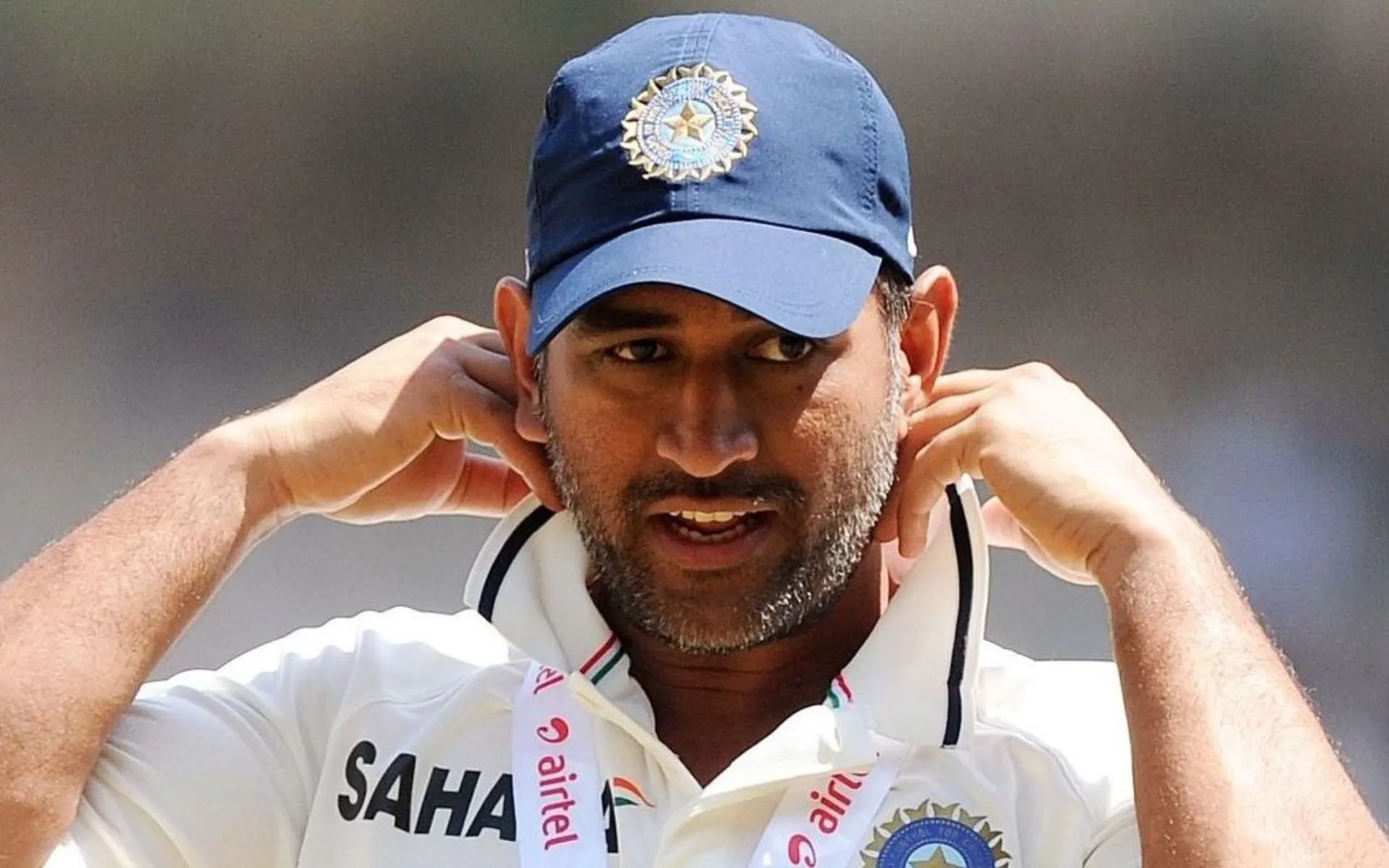 MS Dhoni during his Test cricket days (Source:@rahulmsd_91/X.com)
