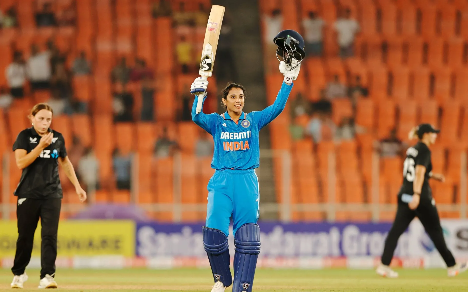 Smriti Mandhana slams a century in third ODI against New Zealand (@BCCIWomen/X.com)
