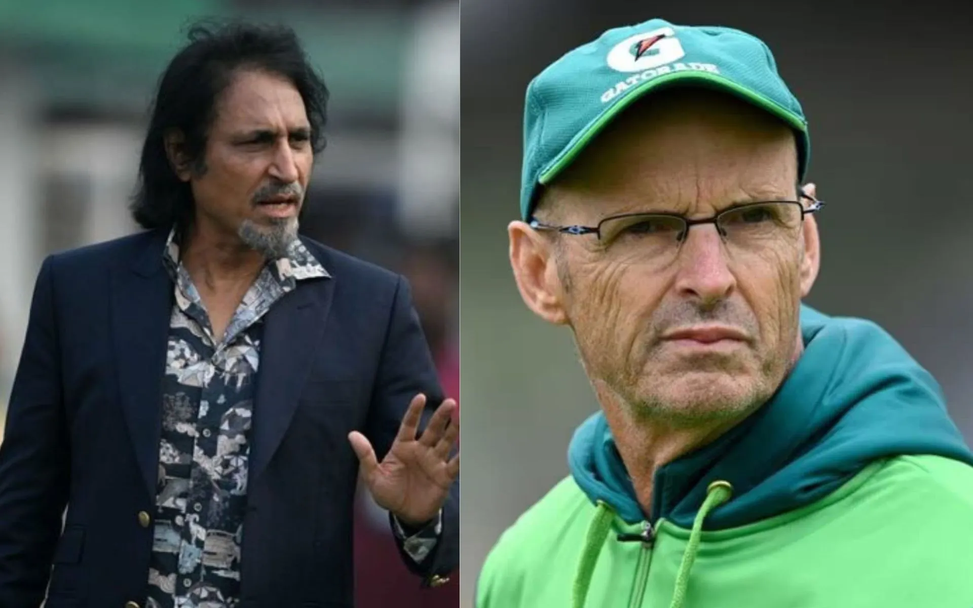 Ramiz Raja and Gary Kirsten [Source: @Johns, @dhillow_/x]
