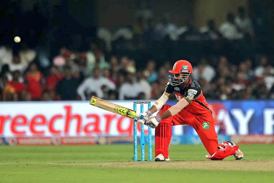 KL Rahul in action for RCB [Source: @Kunal_KLR/X.Com]
