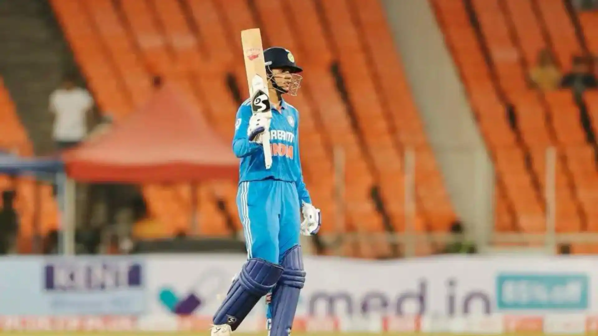 Smriti Mandhana scored a ton against New Zealand [Source: @JayShah/X]