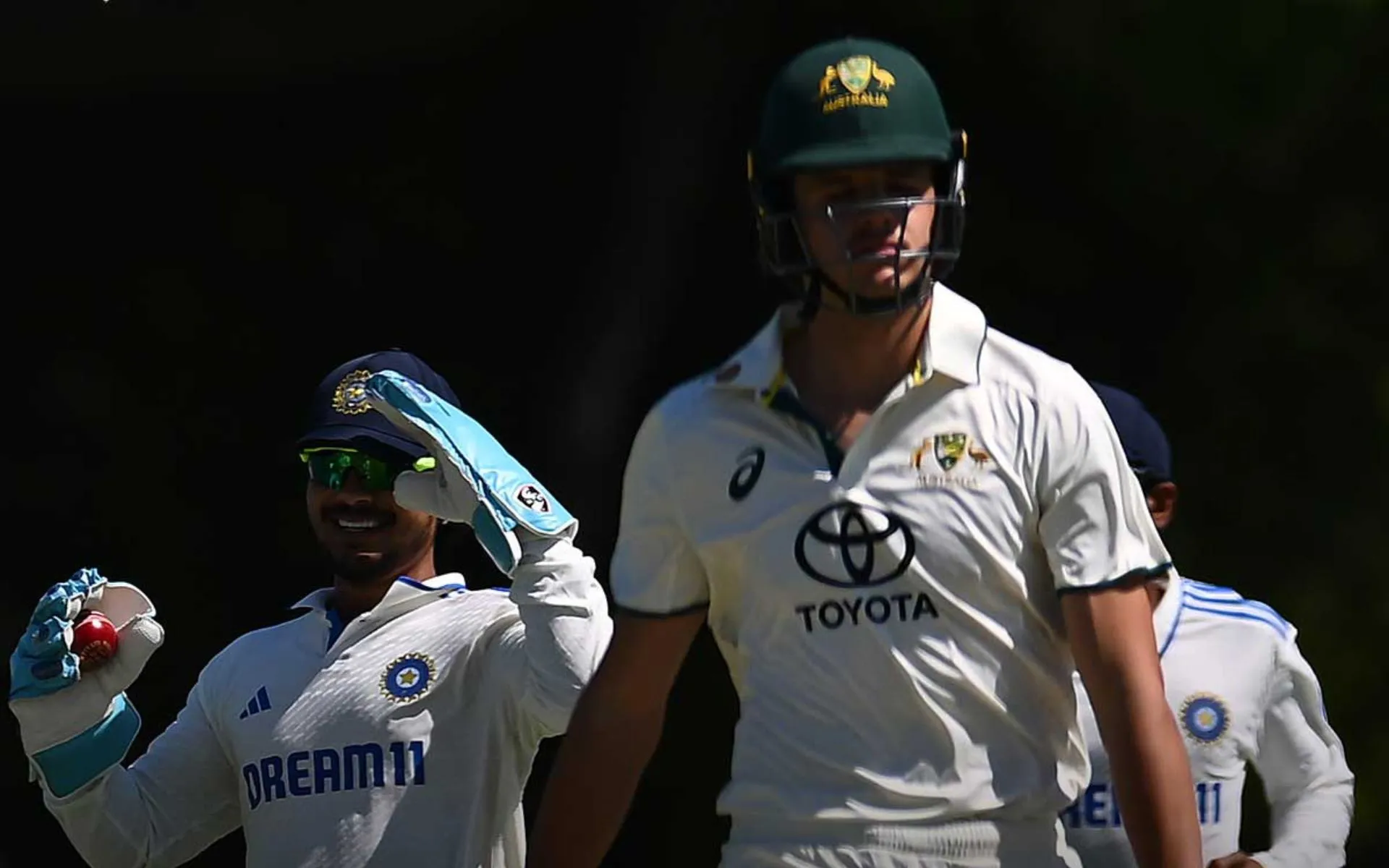 India A gain advantage by Day 2 over Australia A [Source: @cricketcomau/x]