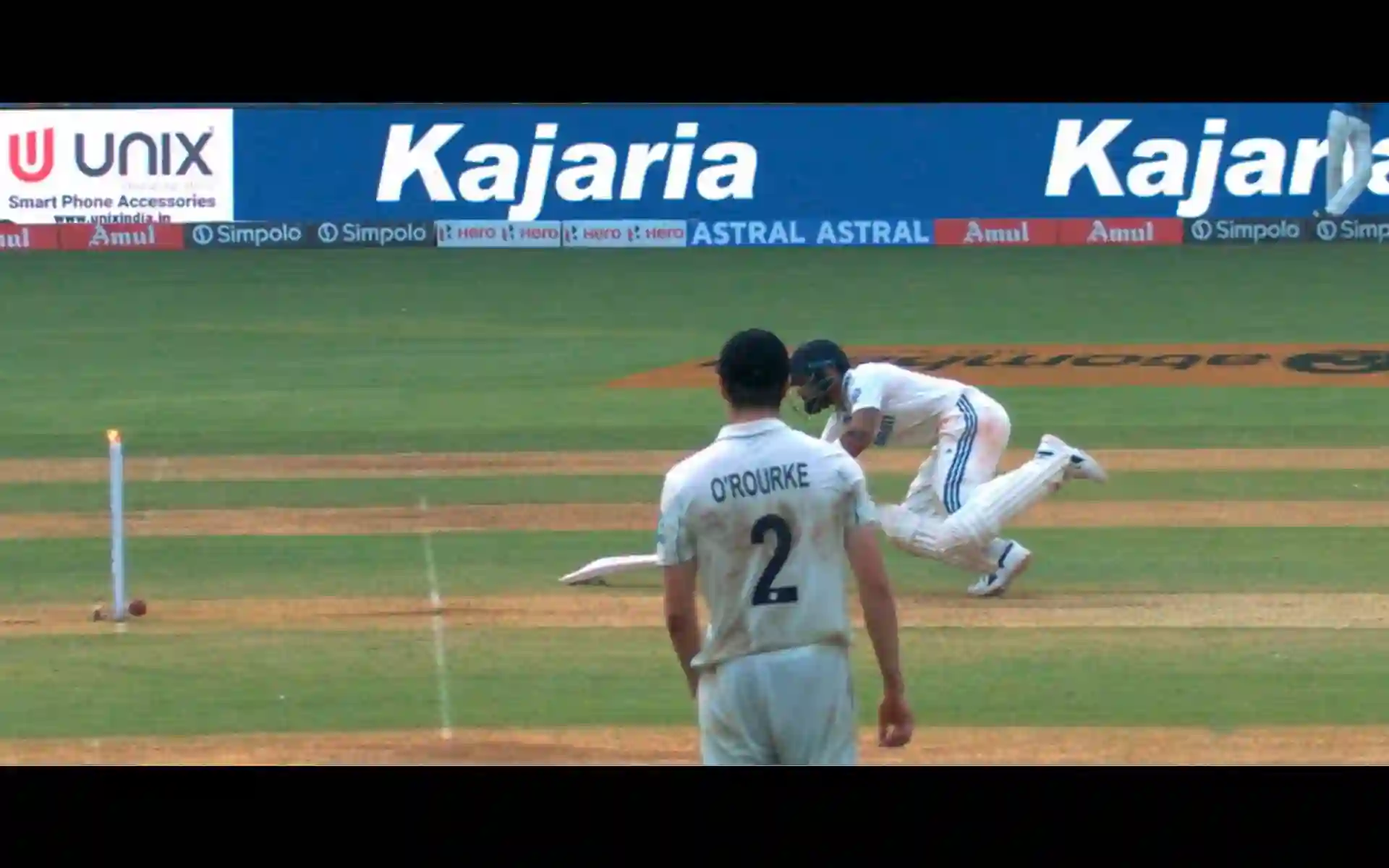 Virat Kohli's run-out (Source: Screengrab from JioCinema)