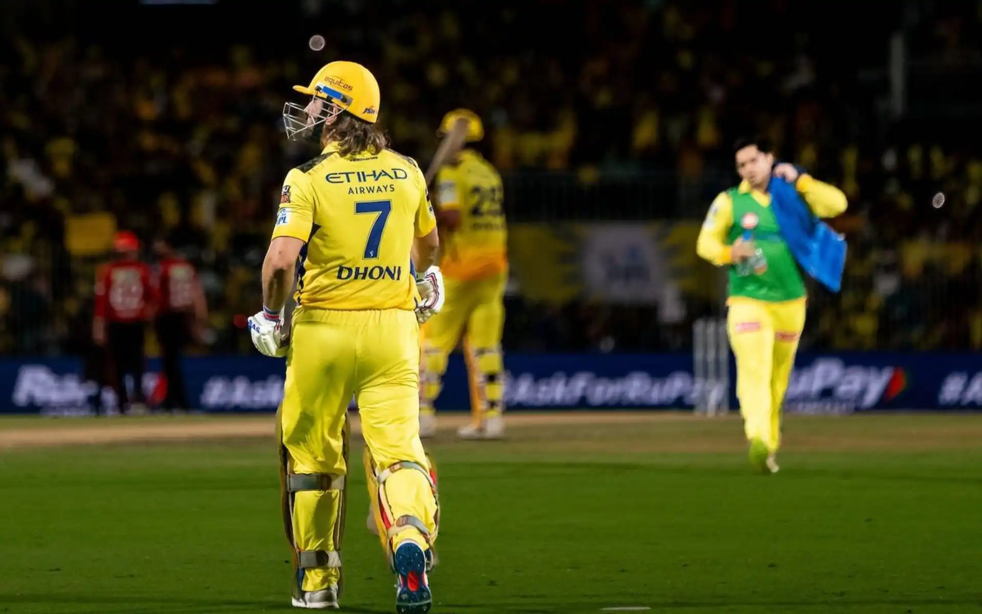 MS Dhoni for CSK [Source: @CricCrazyJohns/x.com]