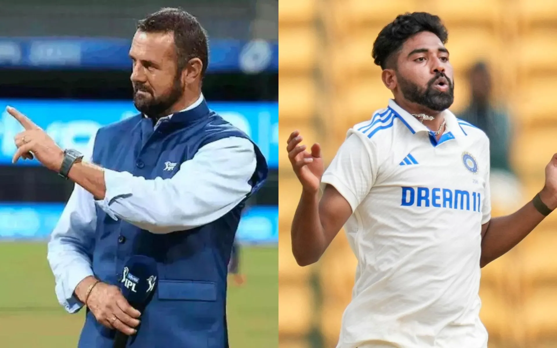Simon Doull criticised India's decision to send Mohd. Siraj (Source: X.com/@cricfans9 and PTI) 