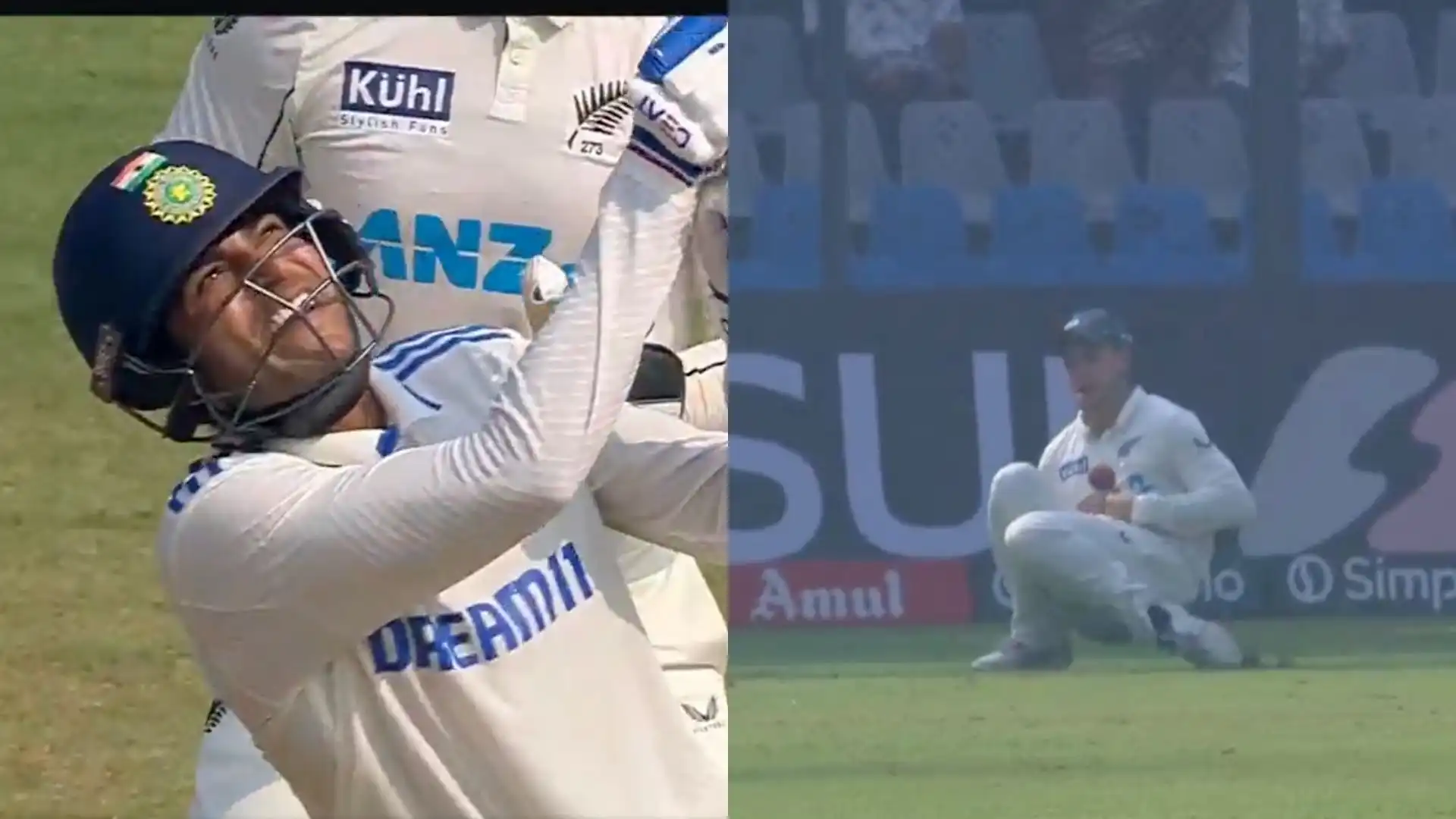 Gill was dropped on 45 by Chapman [Source: @viratgoback/X]