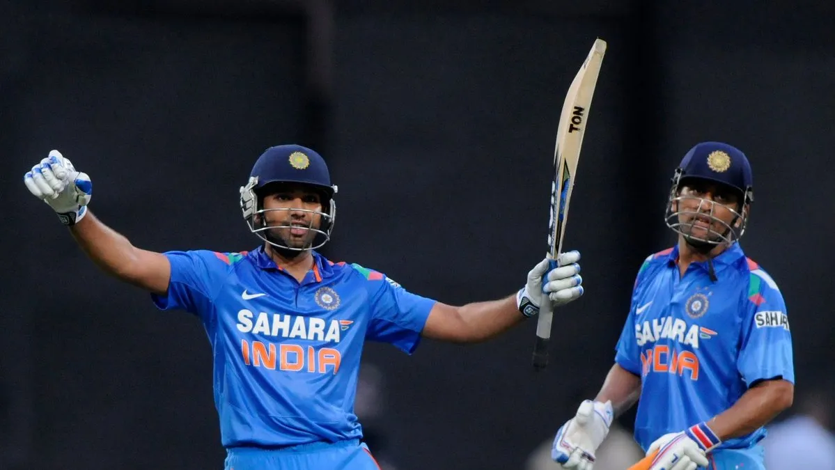 Rohit Sharma scored his maiden double ton Vs AUS [Source: @mufaddal_vohra/X.Com]

