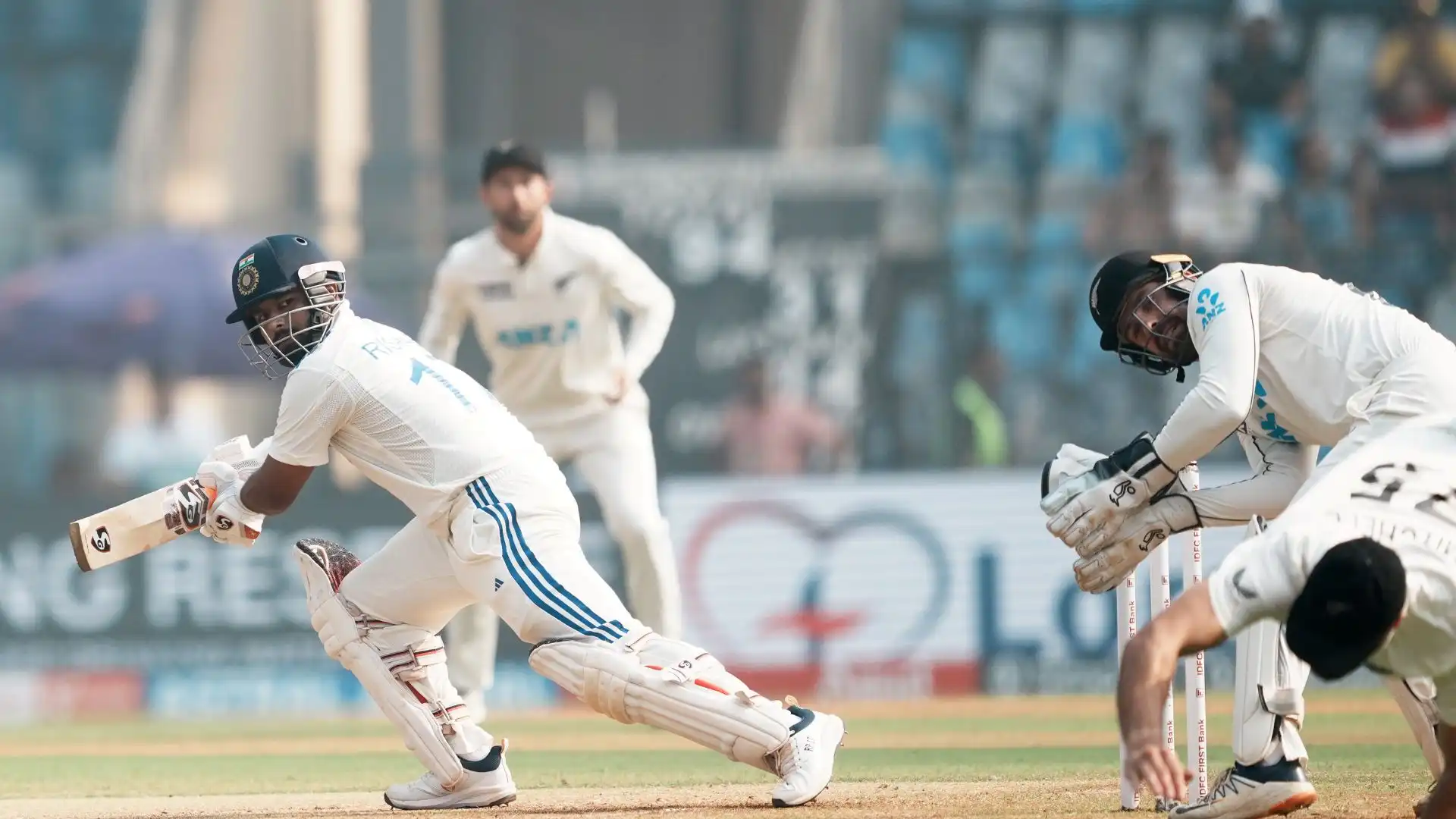 IND Vs NZ: Rishabh Pant Attains A Phenomenal Milestone With Blistering Fifty In Mumbai Test