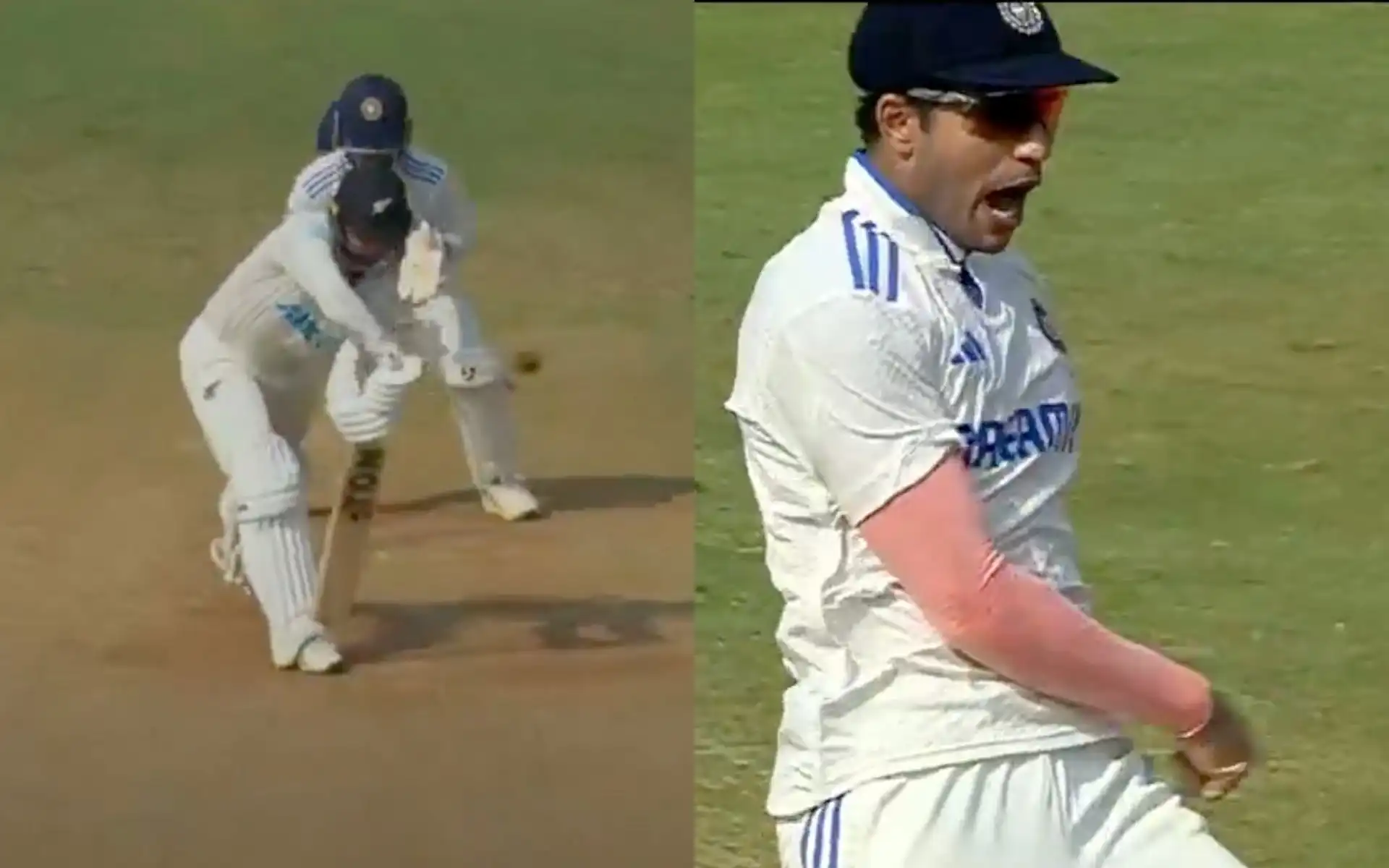 Conway's wicket against India (Source:@viratgoback/X.com)