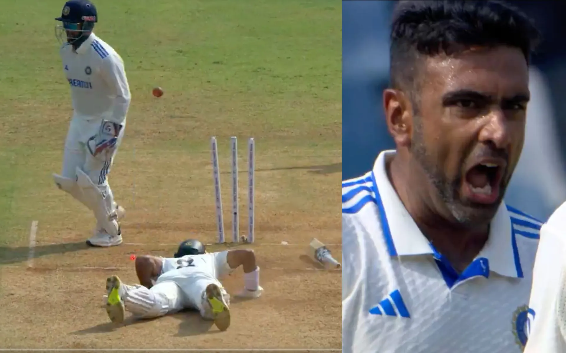 Rachin Ravindra Wicket- (Source: @ScreenGrab)