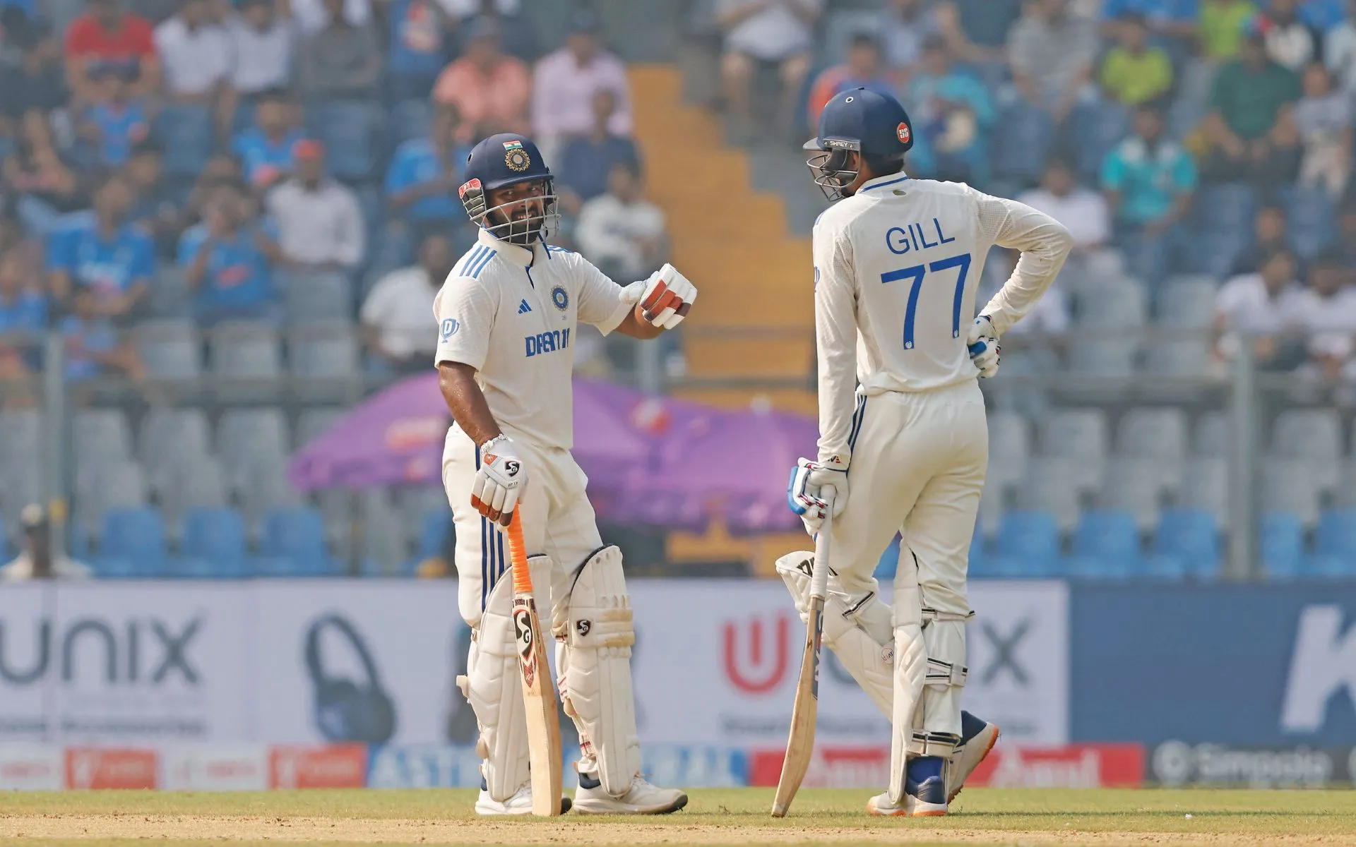Rishabh Pant and Shubman Gill put together a 90-run stand today. [Source: @BCCI/X]