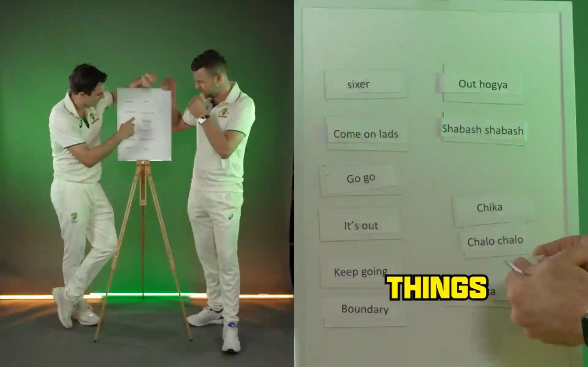 Maxwell And Cummins Test Hindi And Urdu Knowledge Ahead Of Pakistan And India Challenge