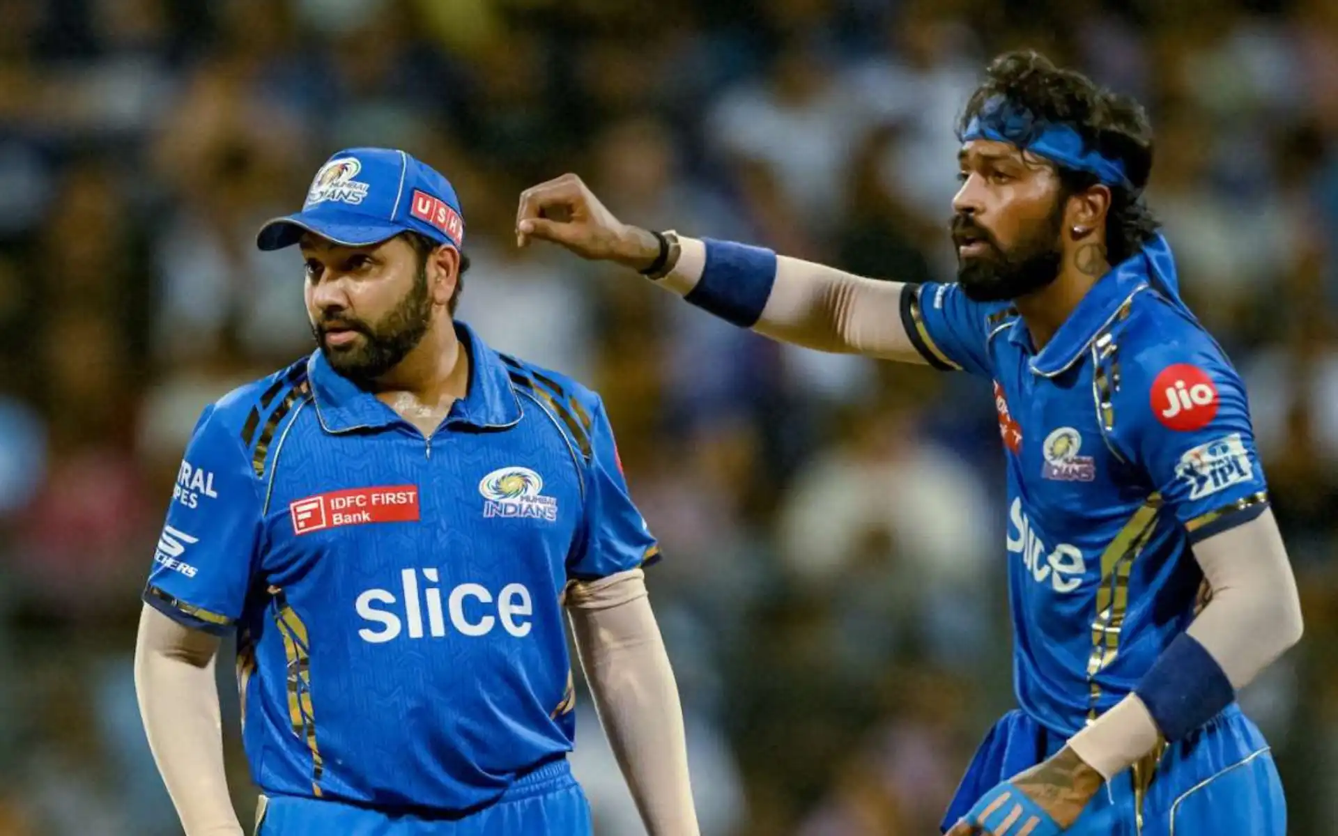 Rohit Sharma and Hardik Pandya [Source: @CricCrazyJohns/x.com]