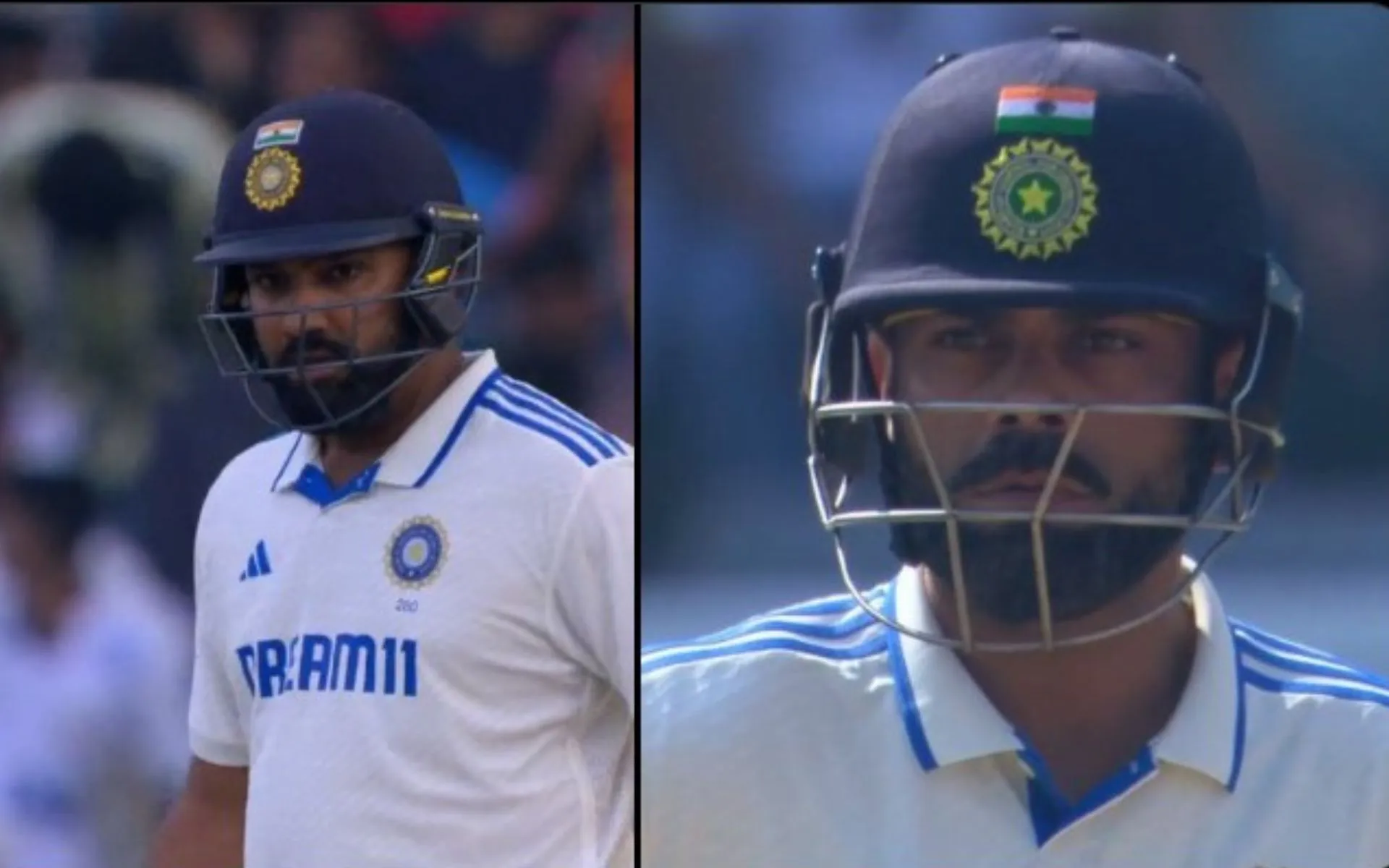 Rohit Sharma and Virat Kohli [Source: @SirAshu2002/x]