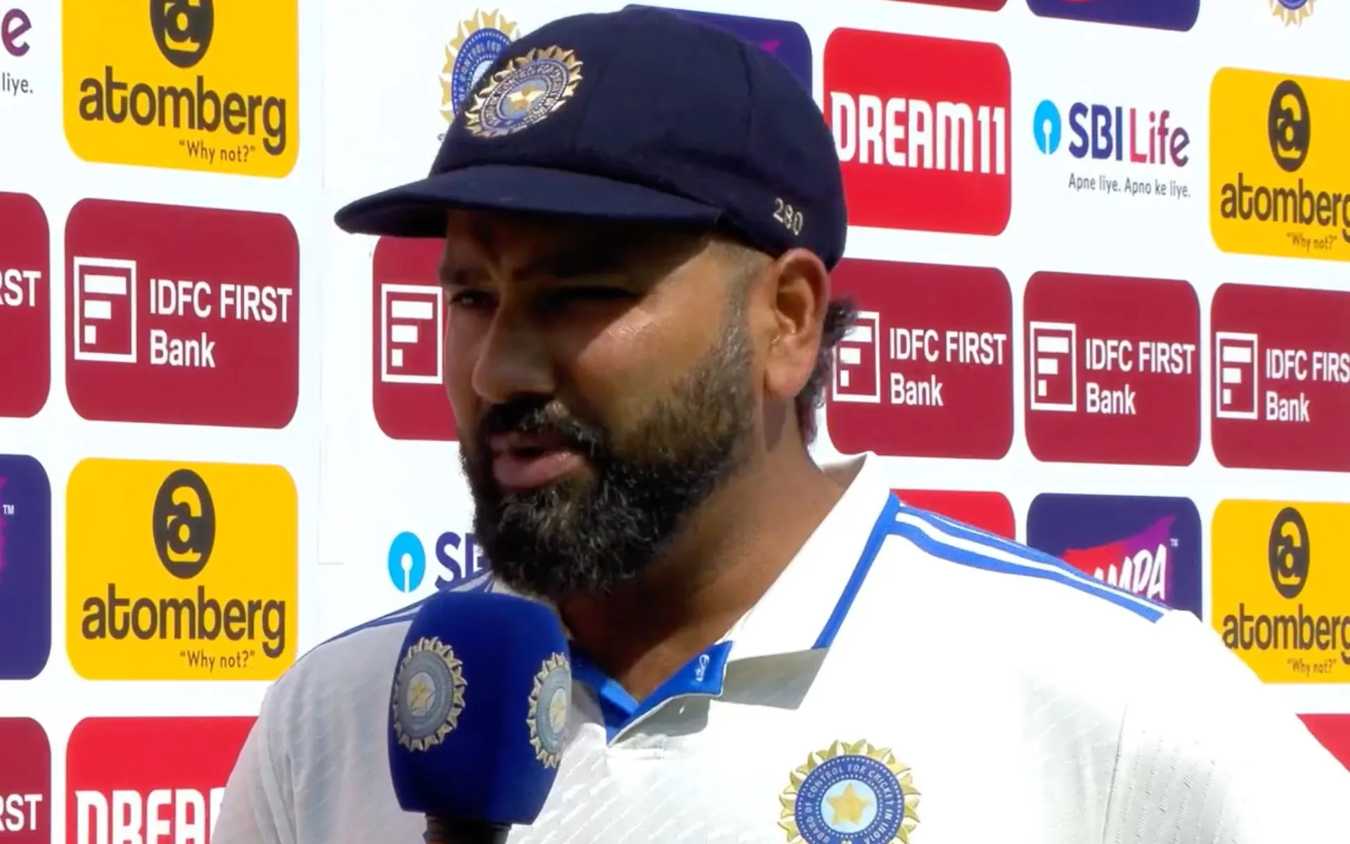 Indian skipper, Rohit Sharma (Source: X.com/JioCinema)