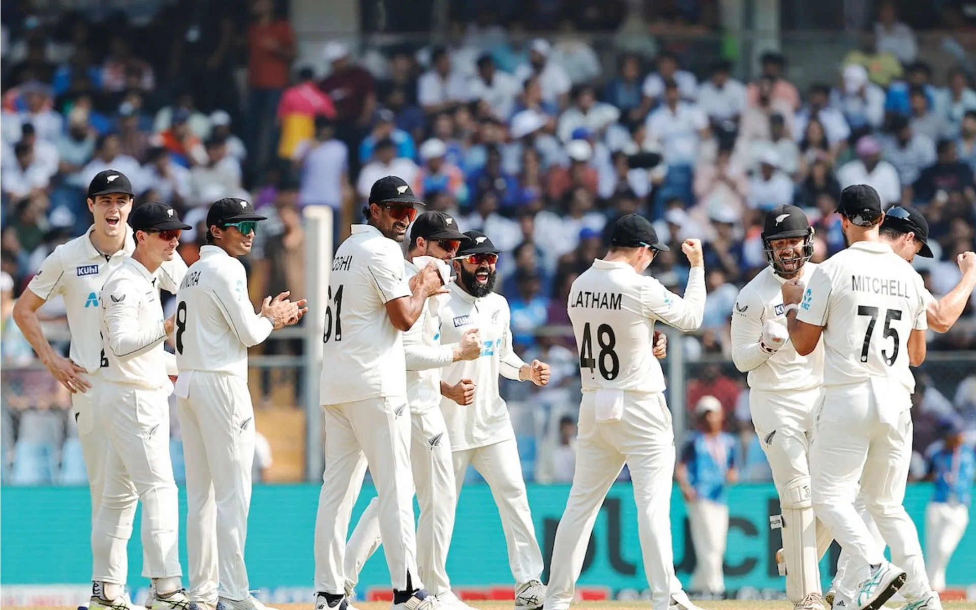 New Zealand beat India by 25 runs in the third Test [Source: @CricCrazyJohns/X.com]