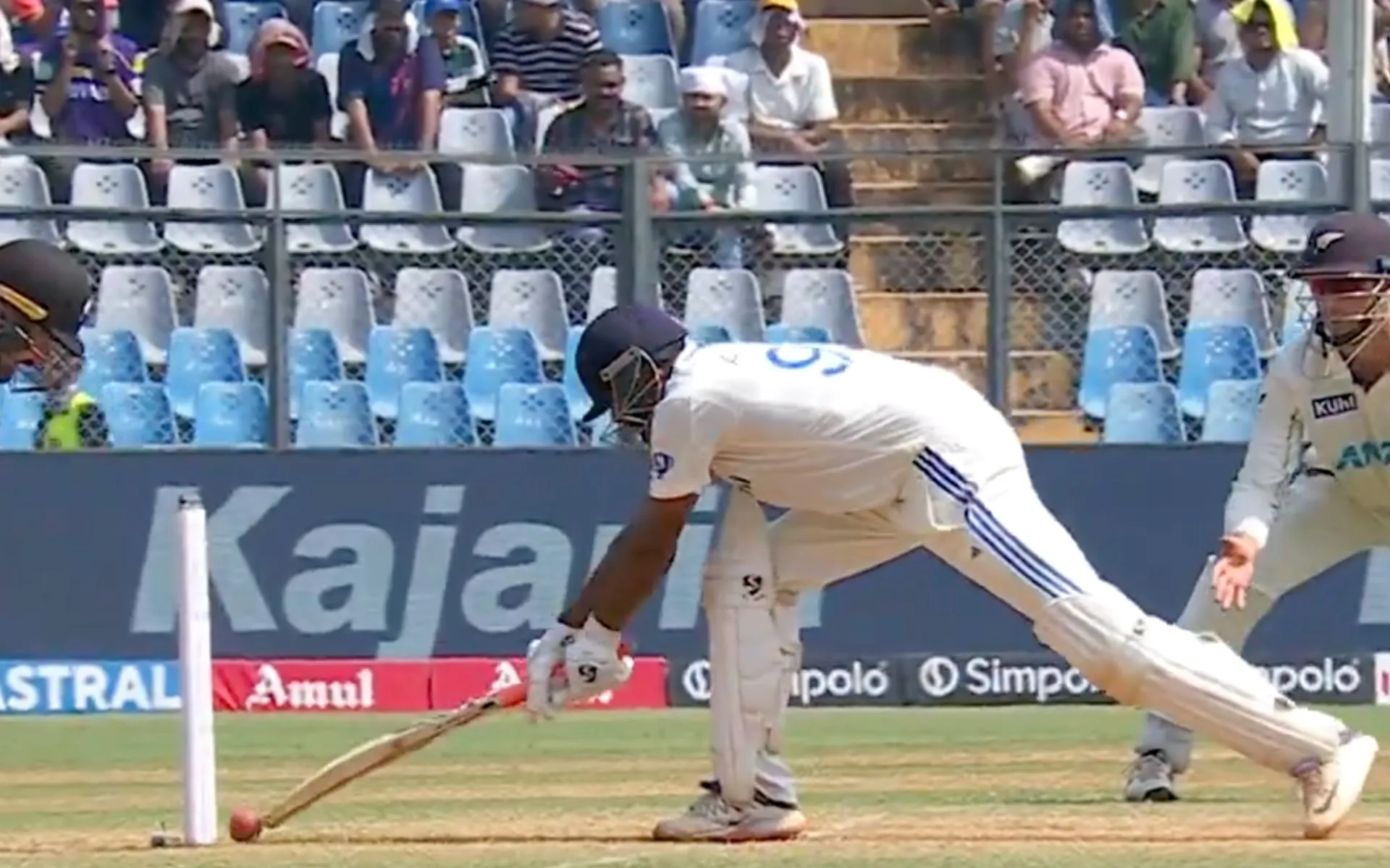 Ravichandran Ashwin giving a scare to all the Indian fans (Source: X.com/JioCinema)