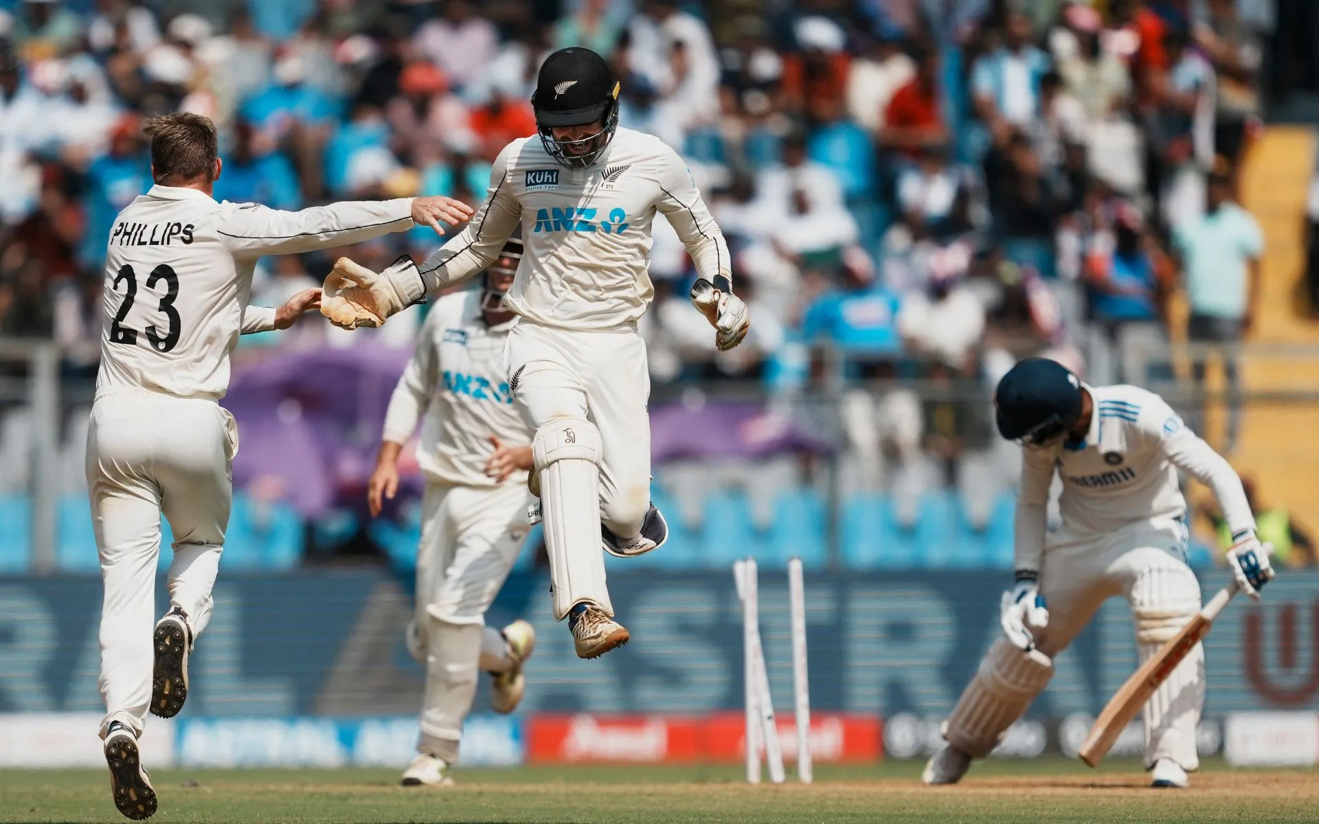 New Zealand clinched the three-match series against India by a 3-0 margin [Source: PTI]