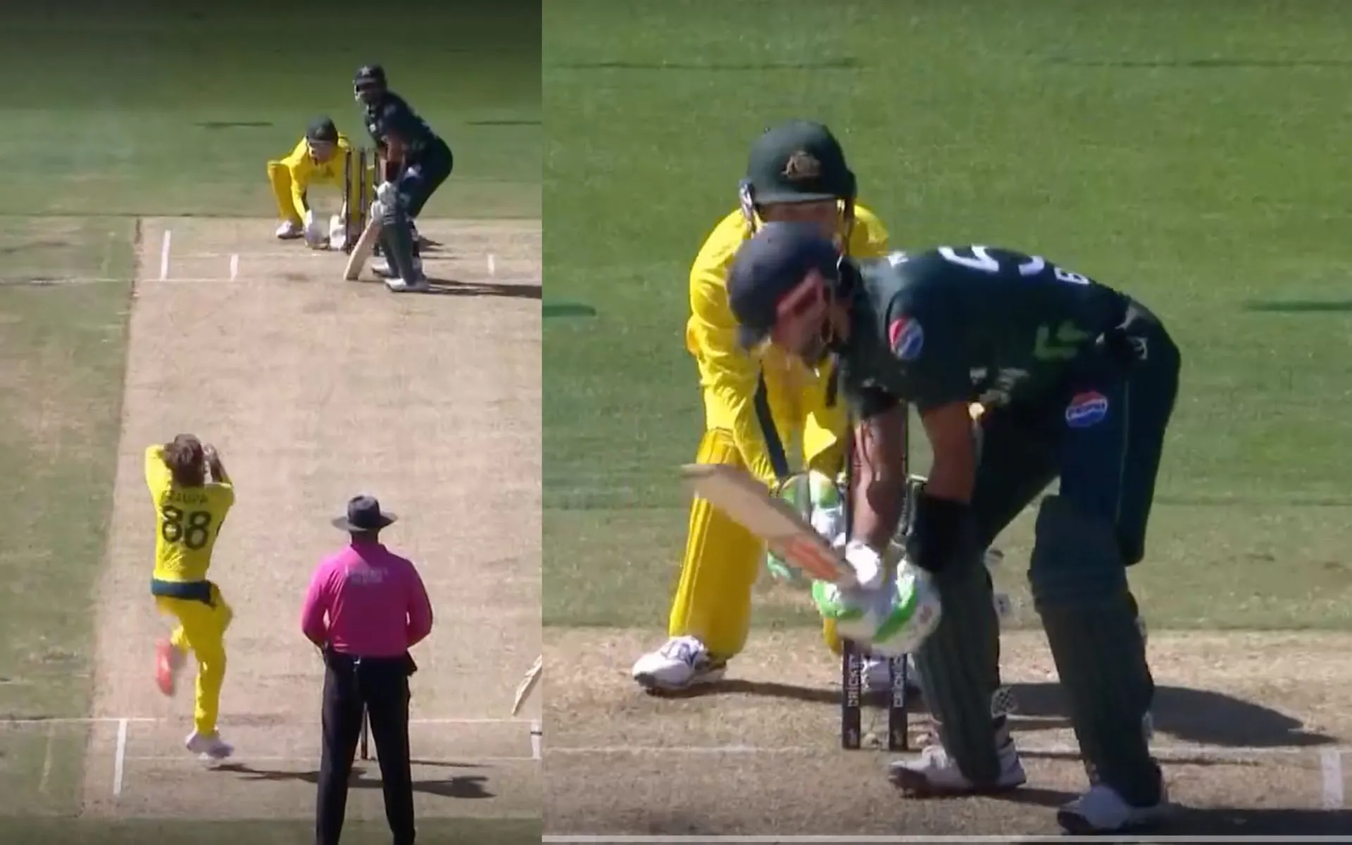 Babar Azam Wicket- (Source: @ScreenGrab)