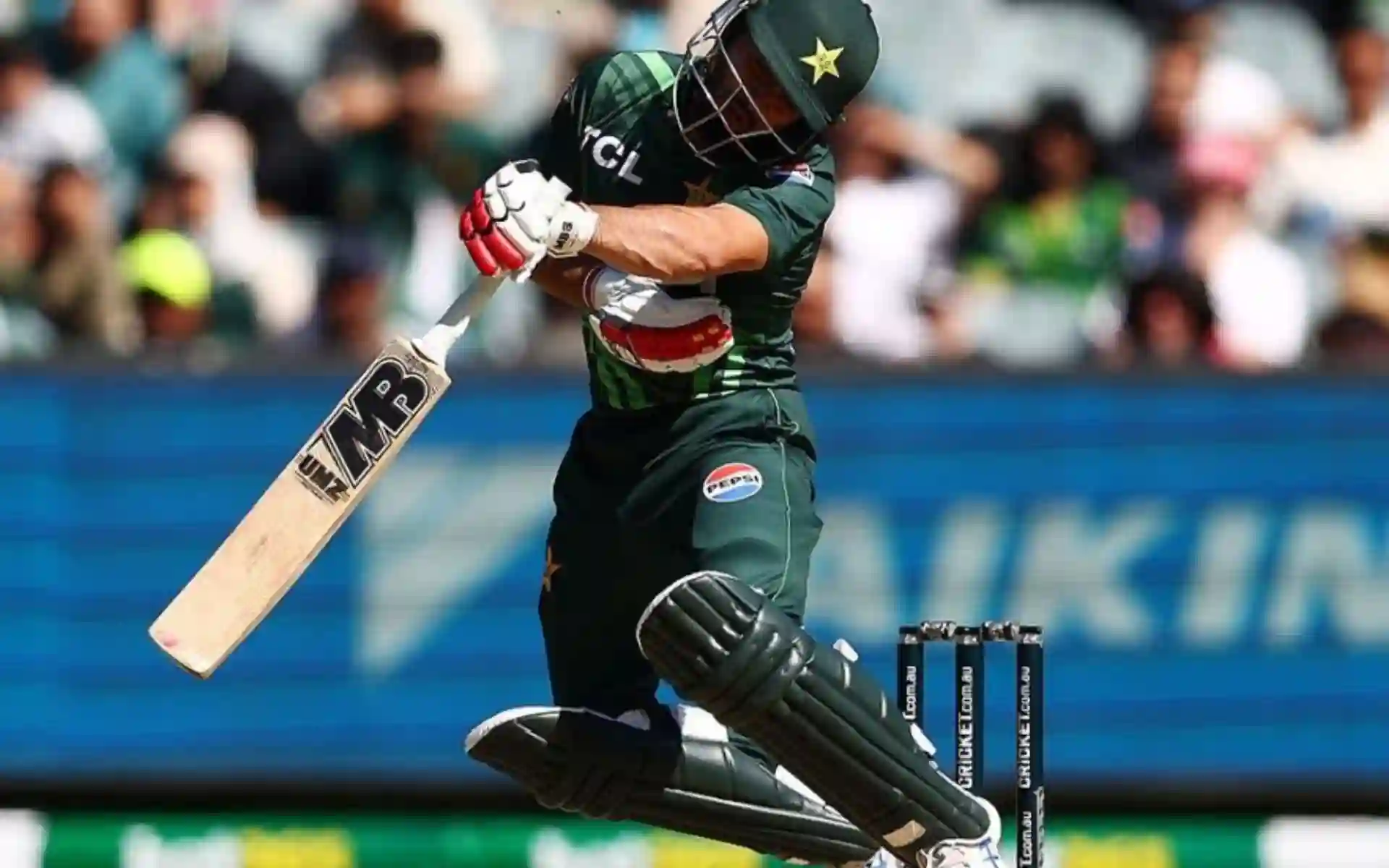 Kamran Ghulam Wicket - (Source:@PakistanFanClub/X.com)