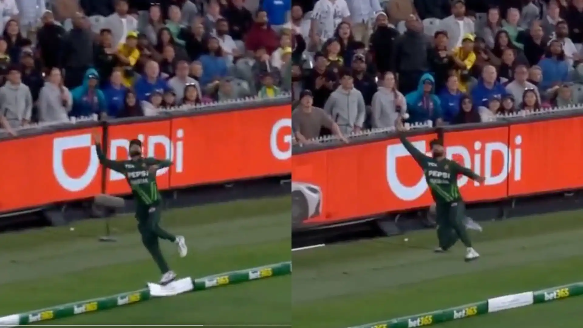 Irfan Khan Niazi's stunning effort [Source: @viratgoback/X]