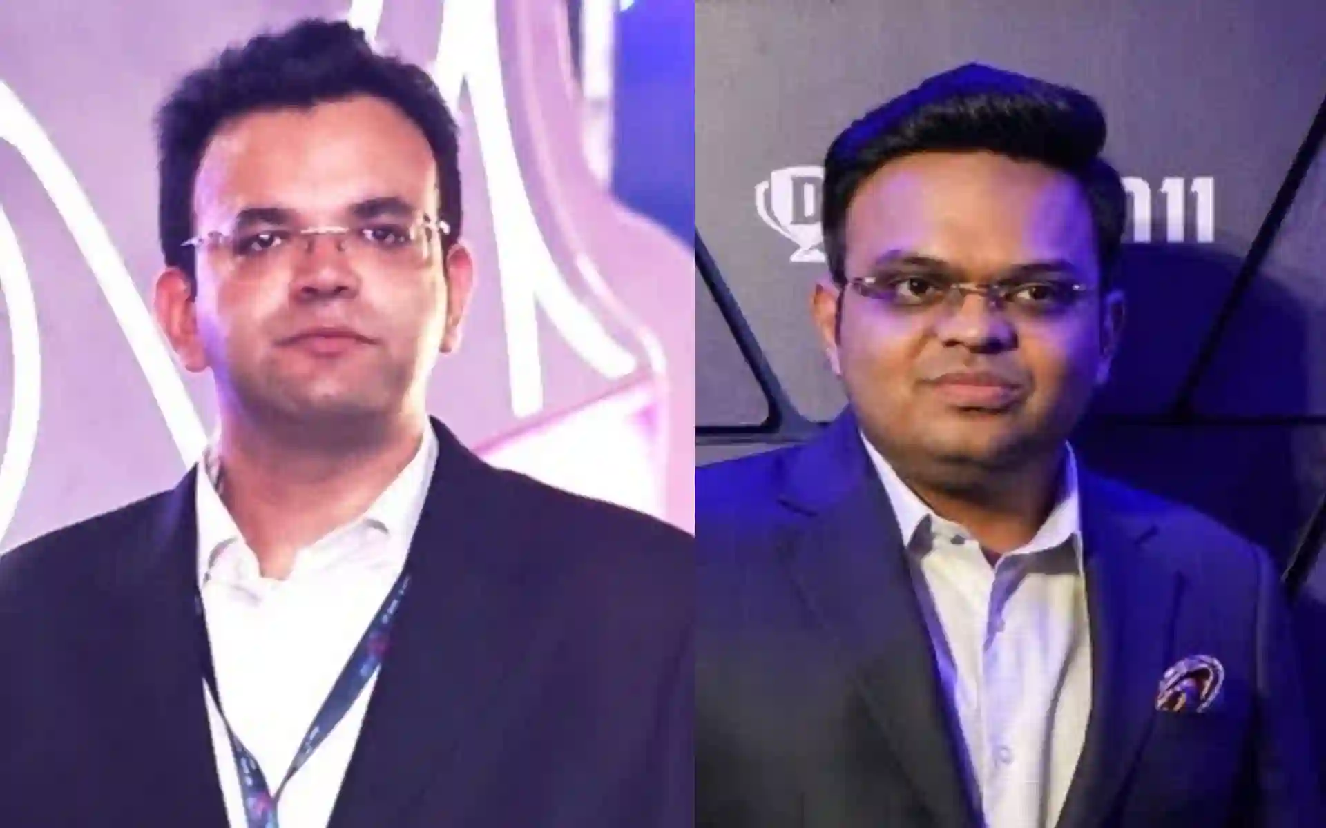 Rohan Jaitley (L) and Jay Shah (R) [Source: @santhosh_bby/X.com]