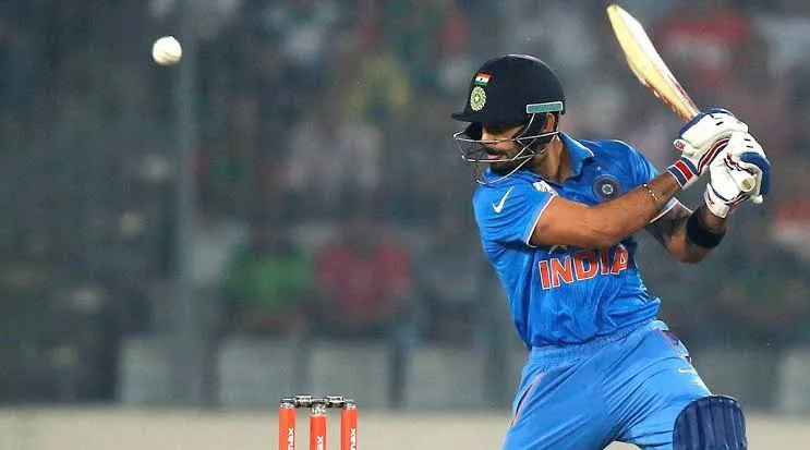 Kohli in action Vs Pakistan [Source: @ImTanujSingh/X.Com]
