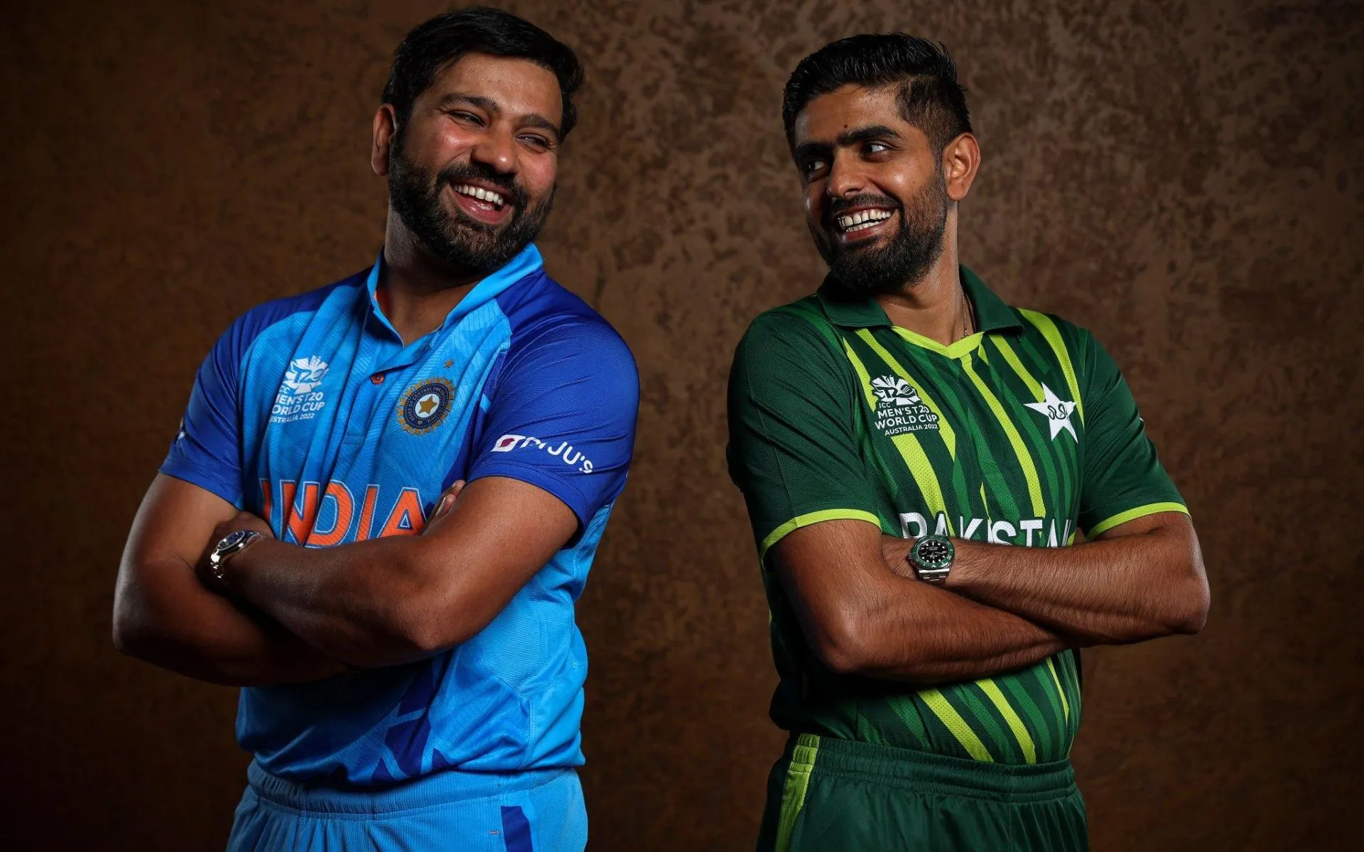 Rohit Sharma and Babar Azam - (Source: Johns/X.com)