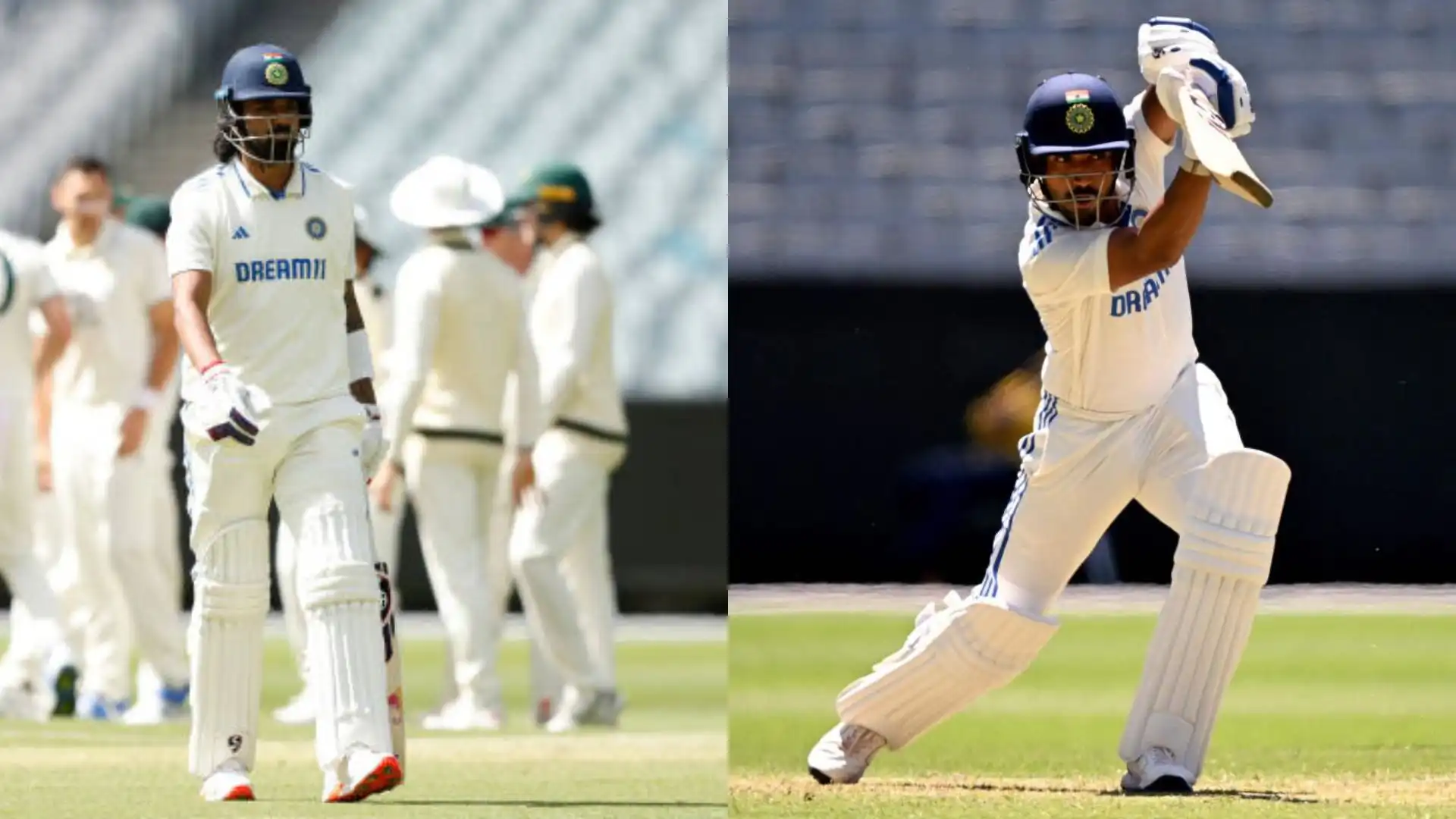 Rahul failed, Jurel starred with the bat for India A [Source: @LordGod188/X, @ImTanujSingh/X]