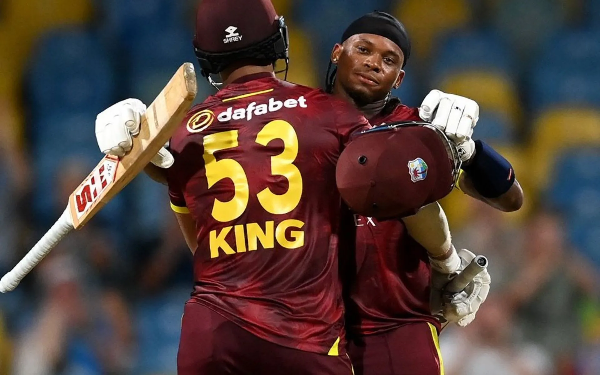 Brandon King and Keacy Carty scored centuries (Source:@ESPNcricinfo/X.com)