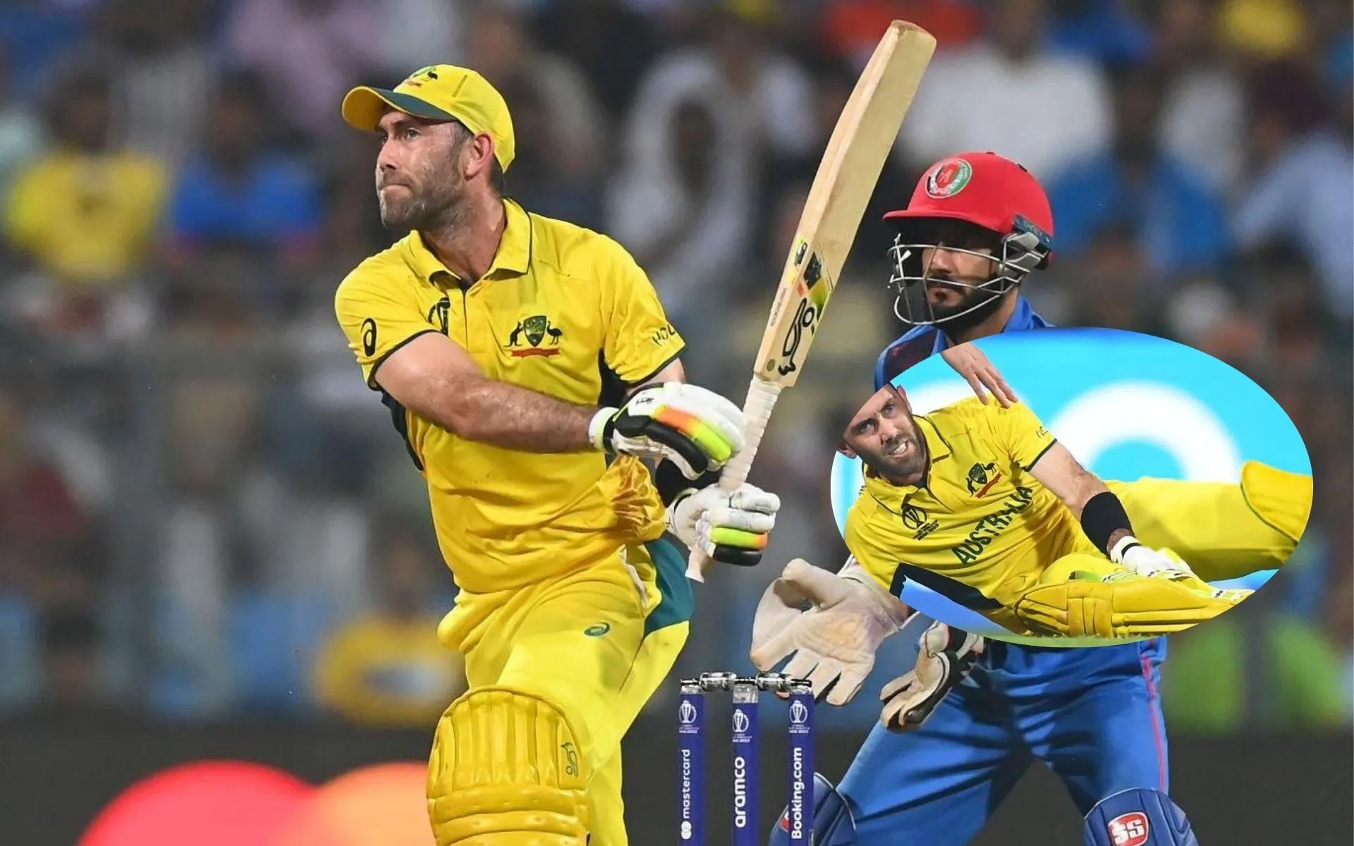 Glenn Maxwell's brilliant 201* against Afghanistan (Source: @mufaddal_vohra/X.com)