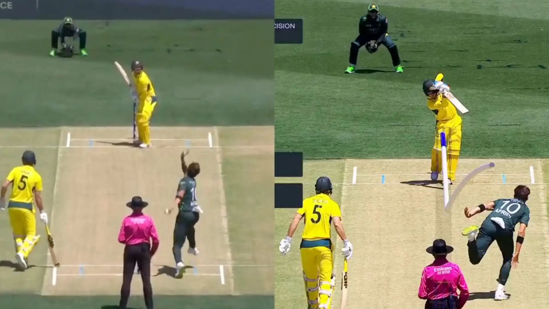 Shaheen Afridi dismissed Fraser-McGurk [Source: @cricketcomau]