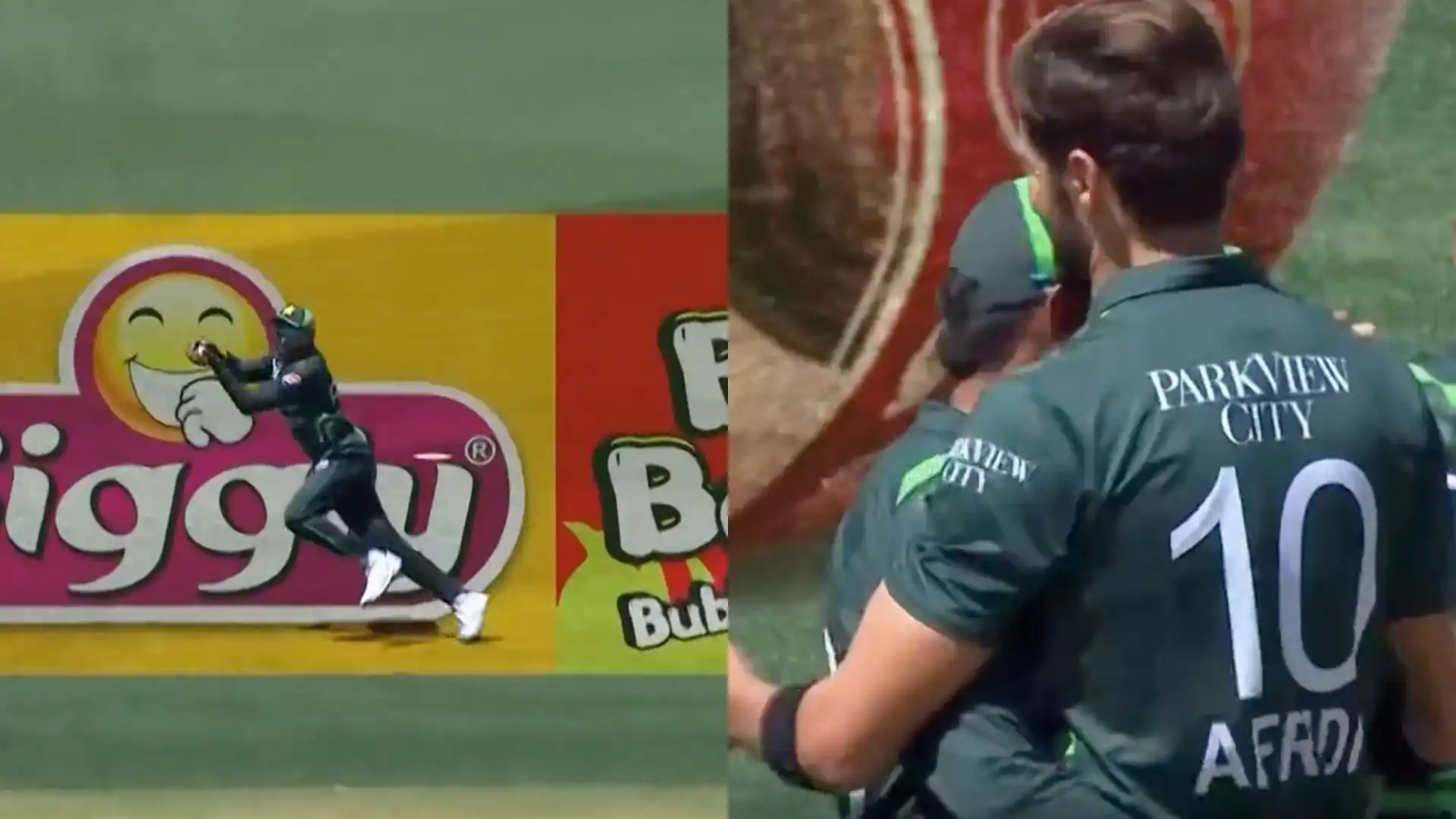 Babar's catch helped Shaheen get his second wicket [Source: @viratgoback/X]