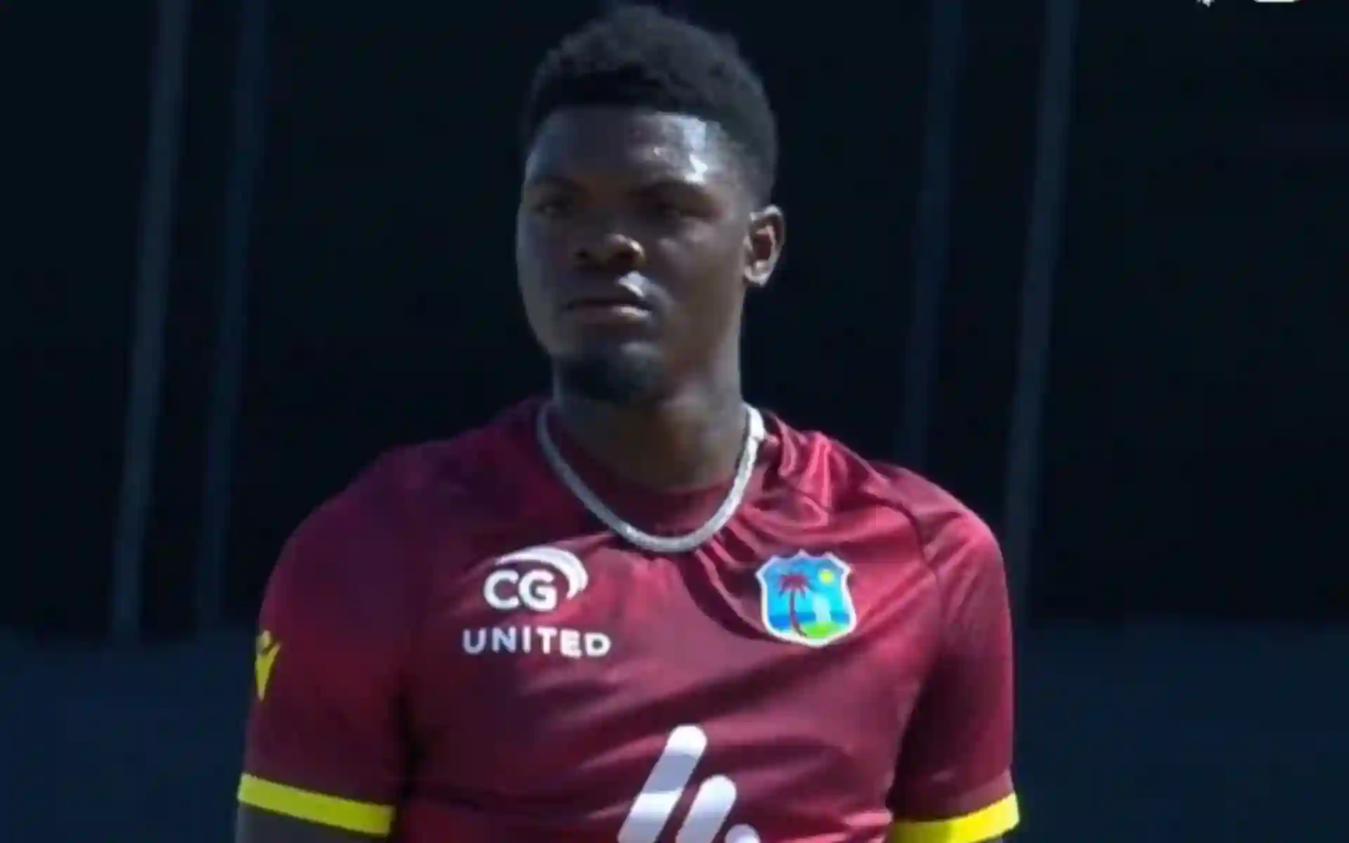 Alzarri Joseph punished for his outburst in 3rd ODI vs England [Source: @FanCode/X.com]