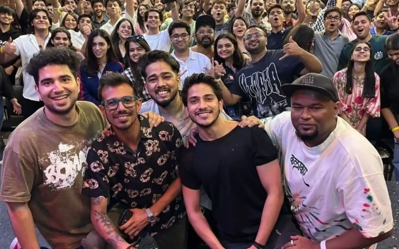 Yuzvendra Chahal appears on comedy roast show [Source: @vicharabhio/X.com]