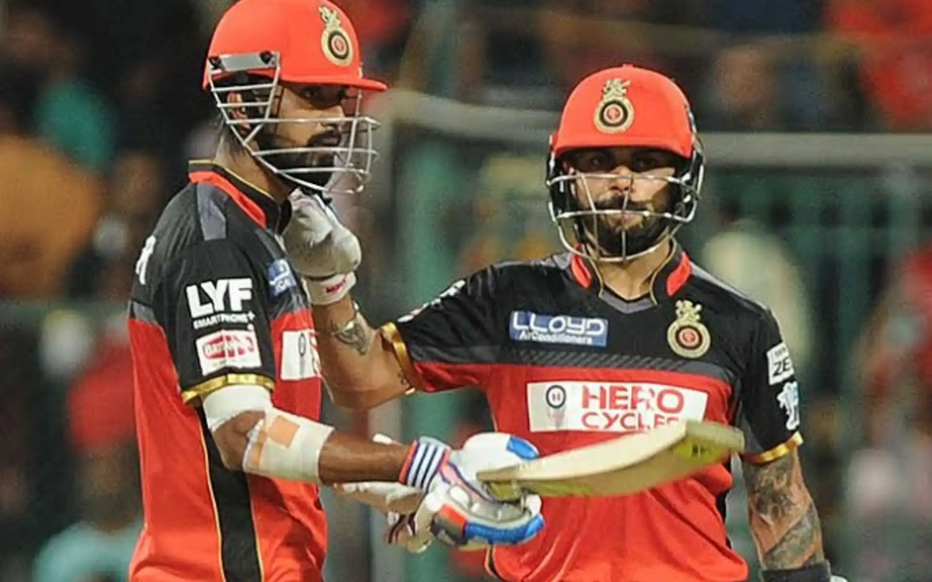 KL Rahul and Virat Kohli for RCB [Source: @TahaaAftab/x.com]