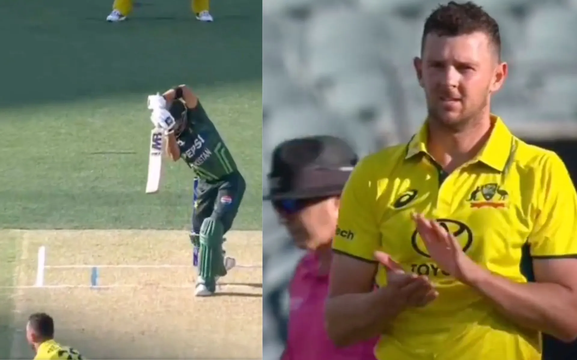 Josh Hazlewood - (Source: @ScreenGrab)