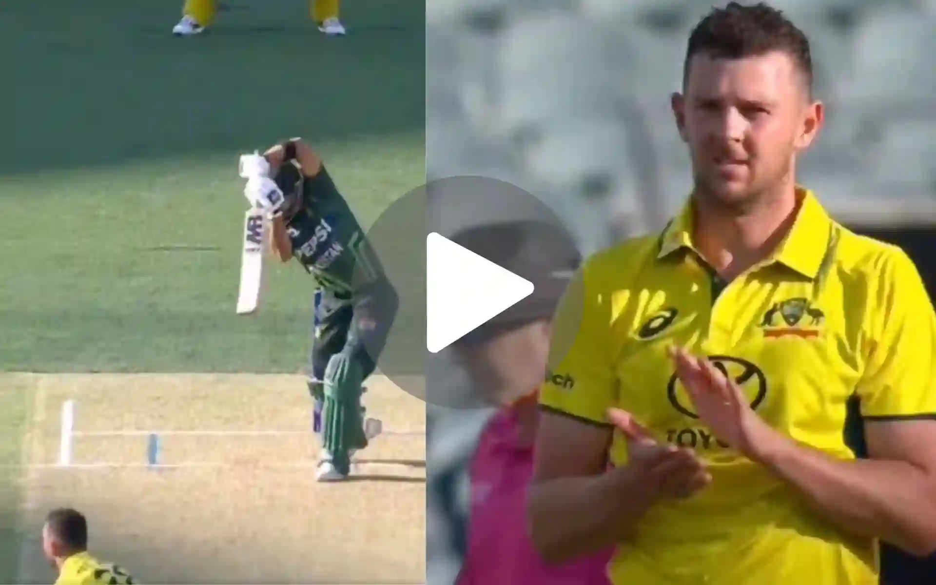 [Watch] Josh Hazlewood Claps In Awe As Abdullah Shafique Hits Textbook Cover Drive