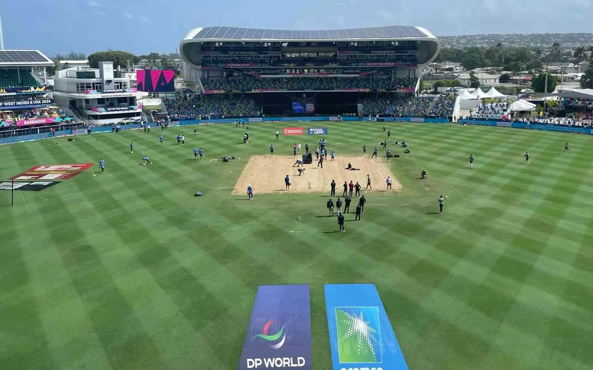 Kensington Oval, Barbados (Source: @KassNaidoo/X.com)