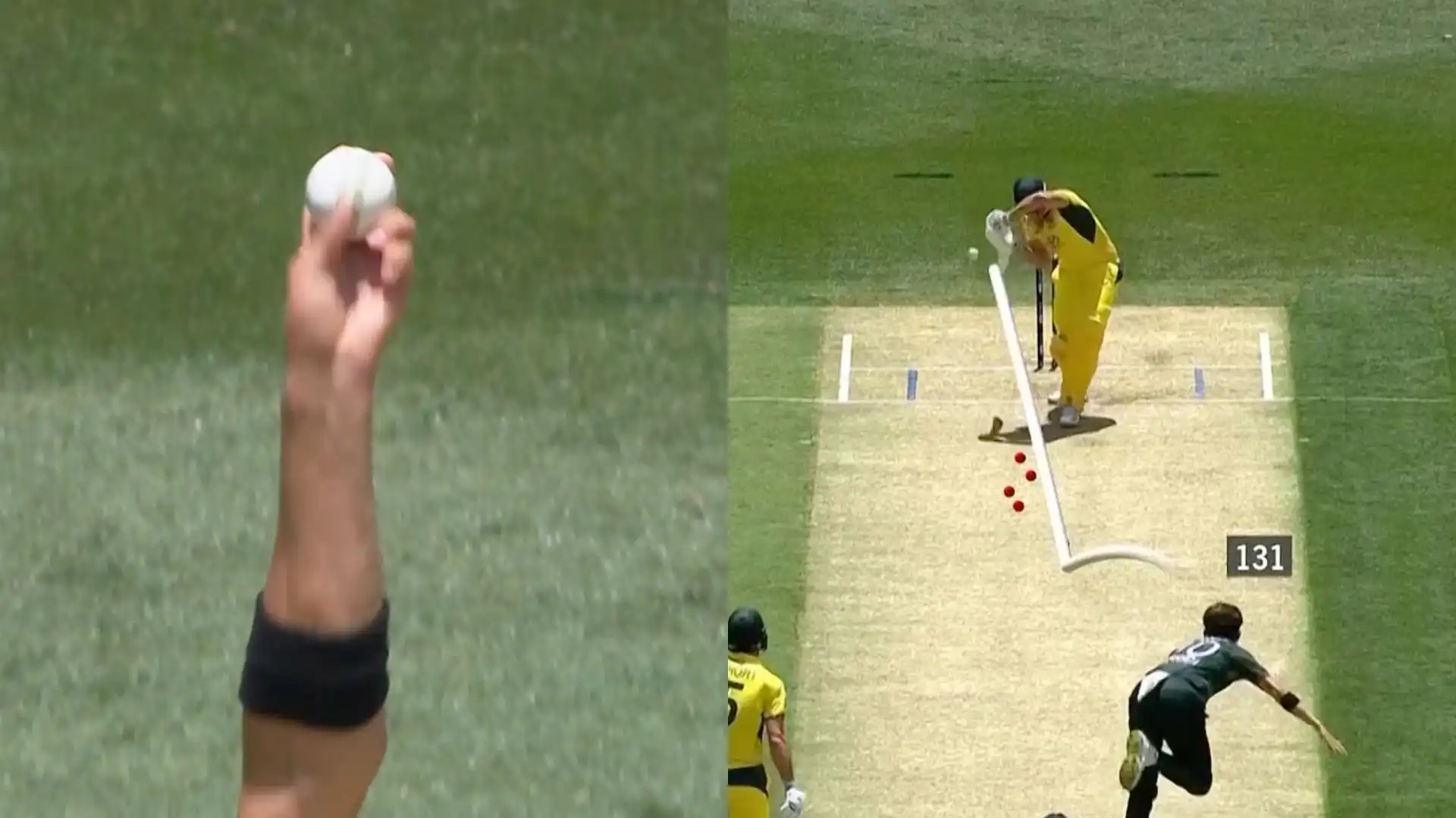 Shaheen Afridi's brilliant setup to dismiss Hardie [Source: @cricketcomau/X]