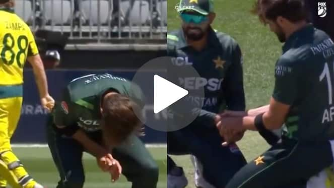 [Watch] Babar Azam Turns Doctor As Shaheen Cries In Pain After Nearly Dislocating His Thumb