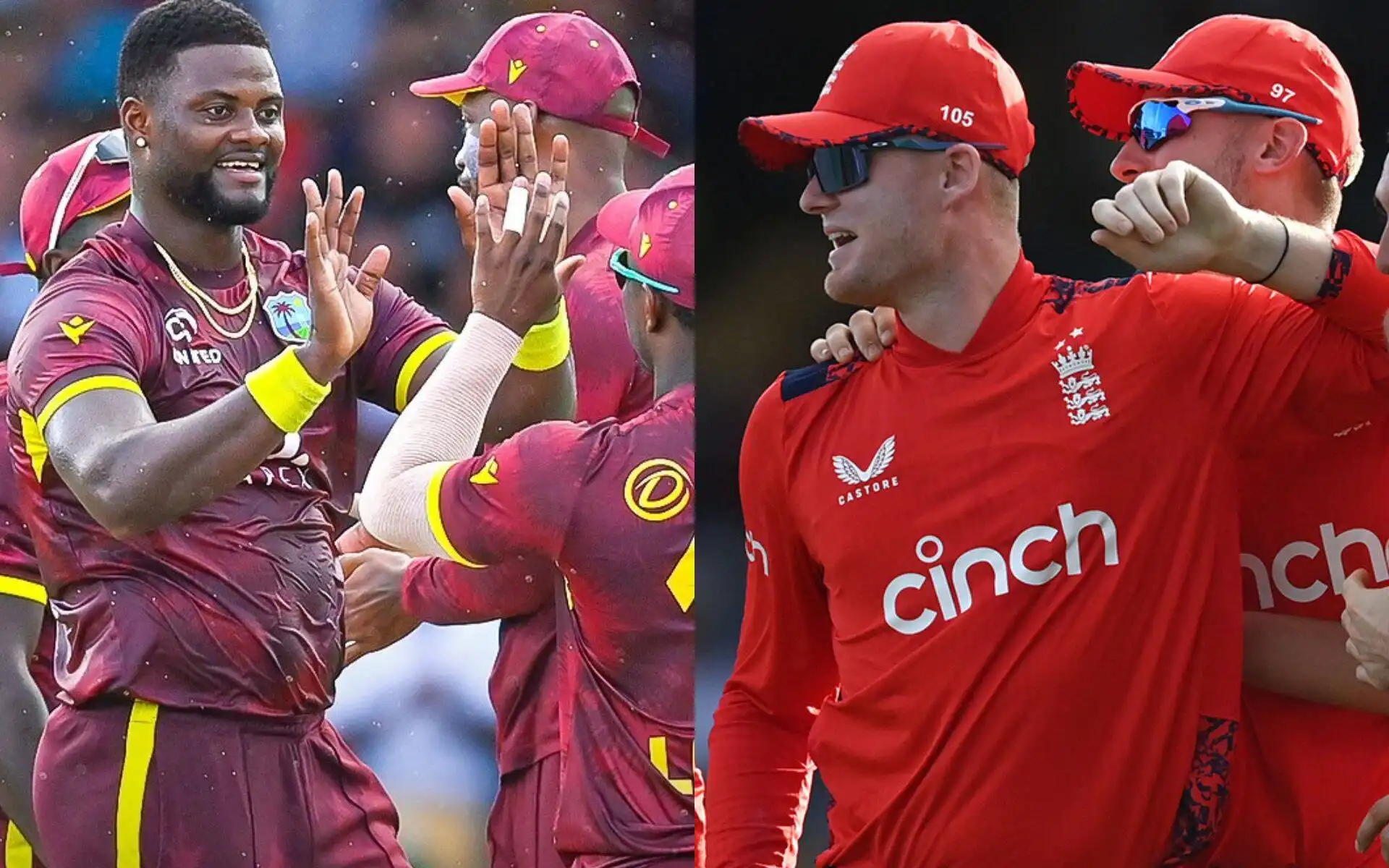 WI vs ENG, T20I: Winner prediction for Match 2 [Source: @windiescricket,@englandcricket/x.com]