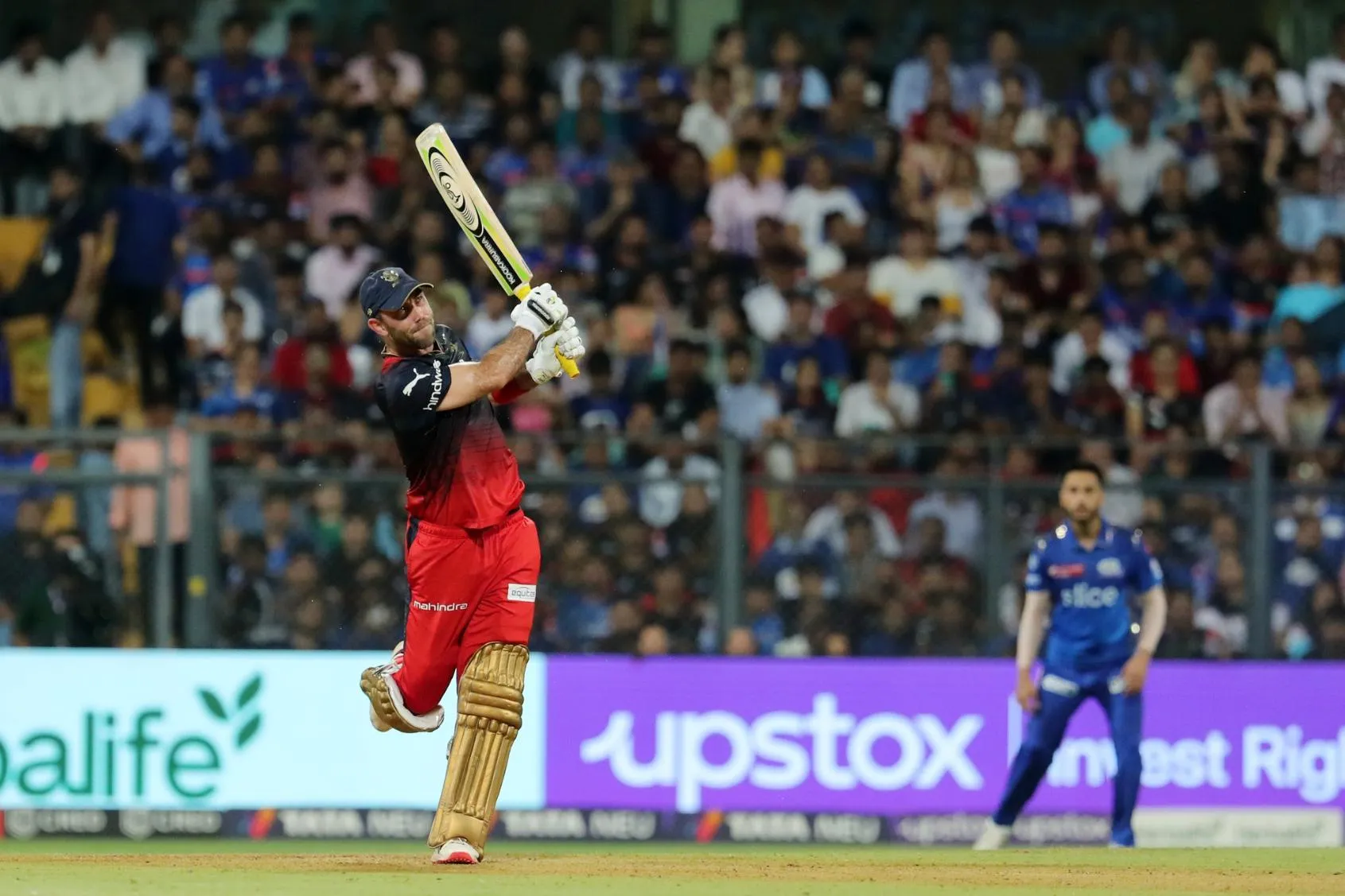 Maxwell in action for RCB [Source: @Goatcheeku_18/X.Com]
