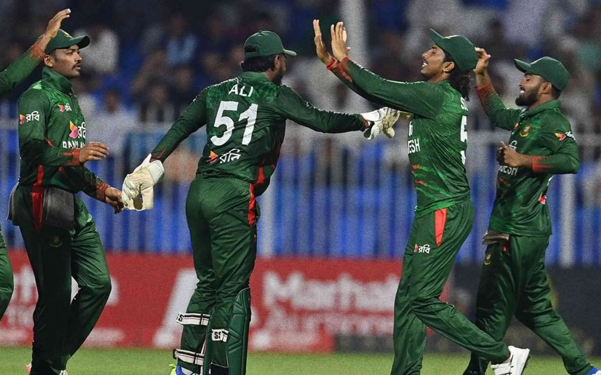 Bangladesh players in the 2nd ODI (Source:@ESPNcricinfo/X.com)