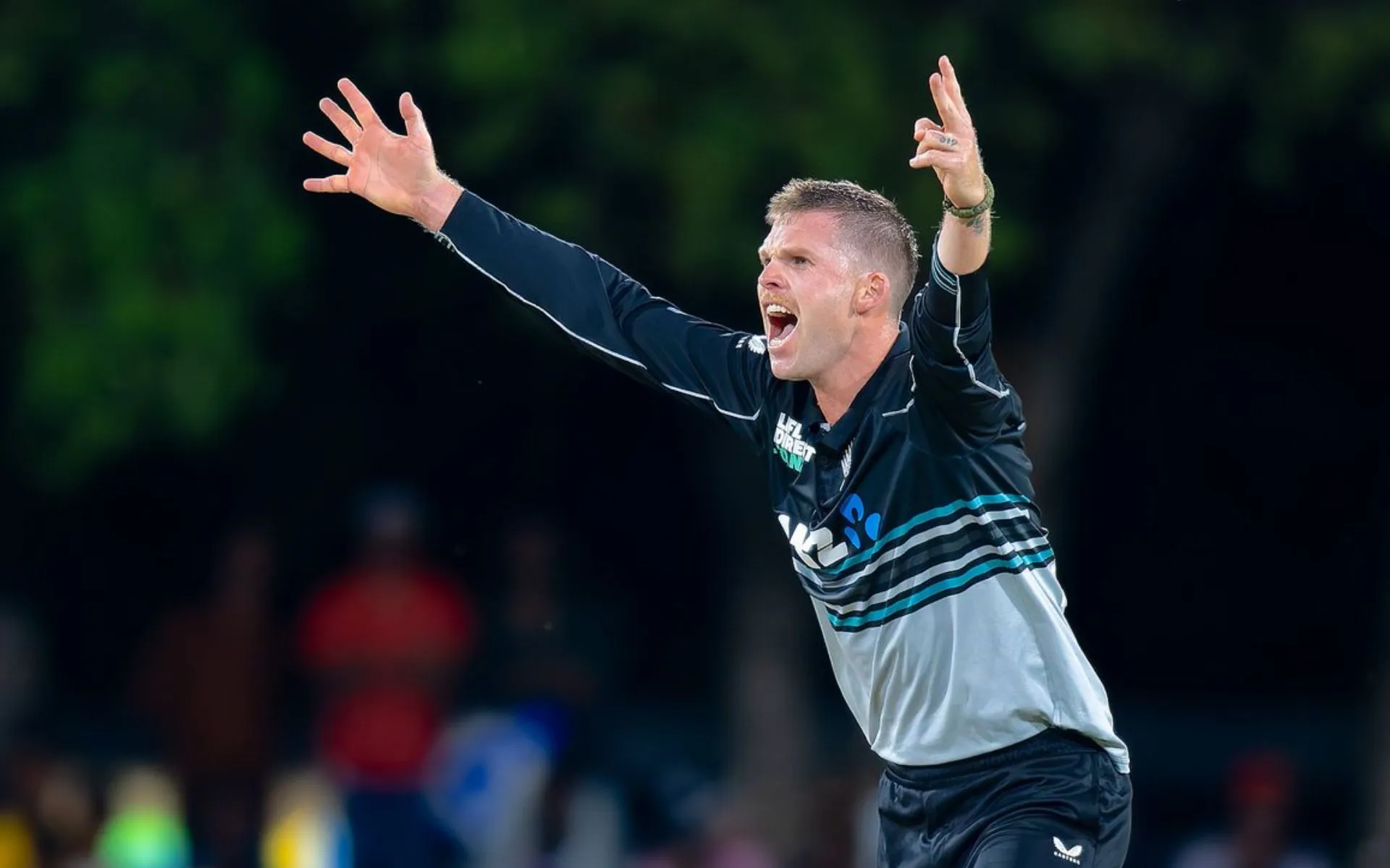 Lockie Ferguson picked up a hattrick vs SL (Source:@ShamimSports/X.com)