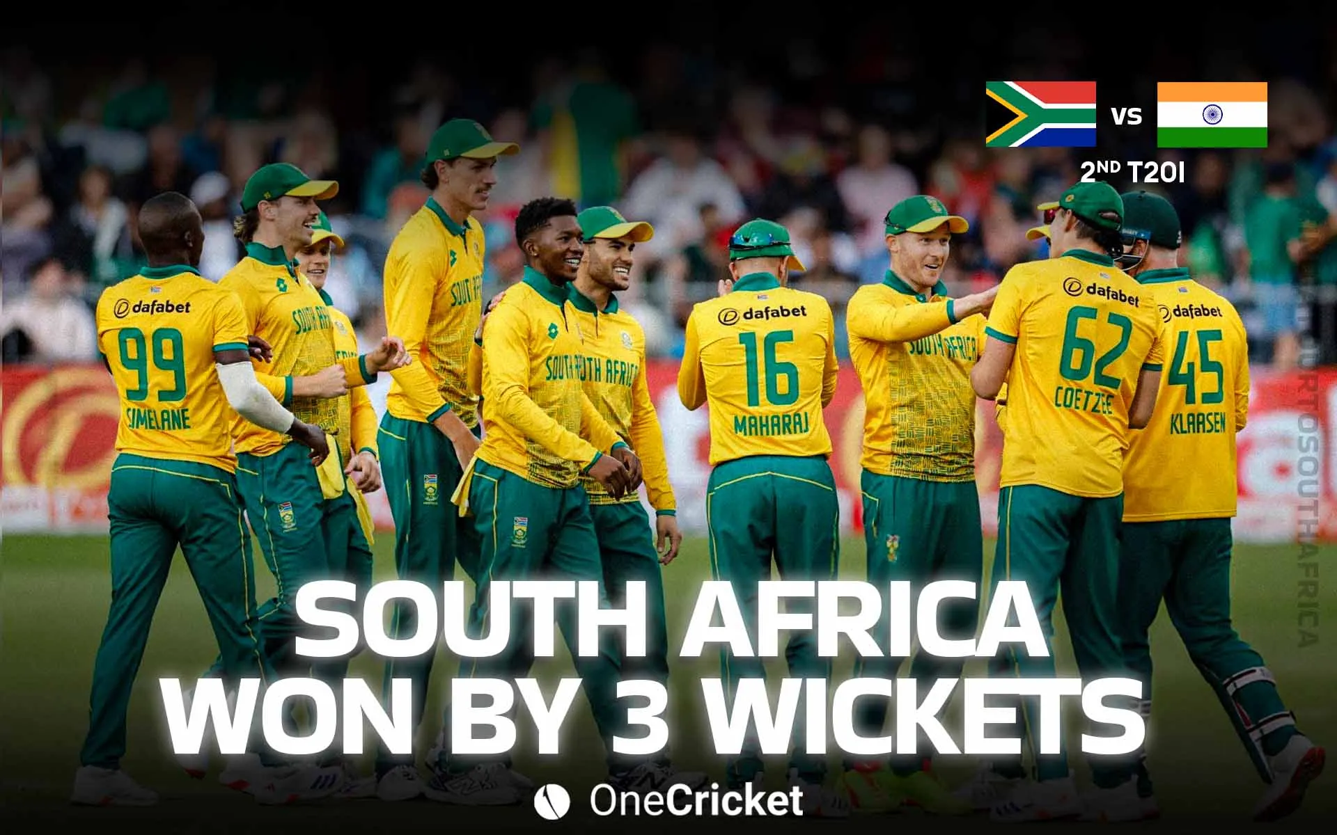 IND vs SA 2nd T20I (Source: OneCricket)