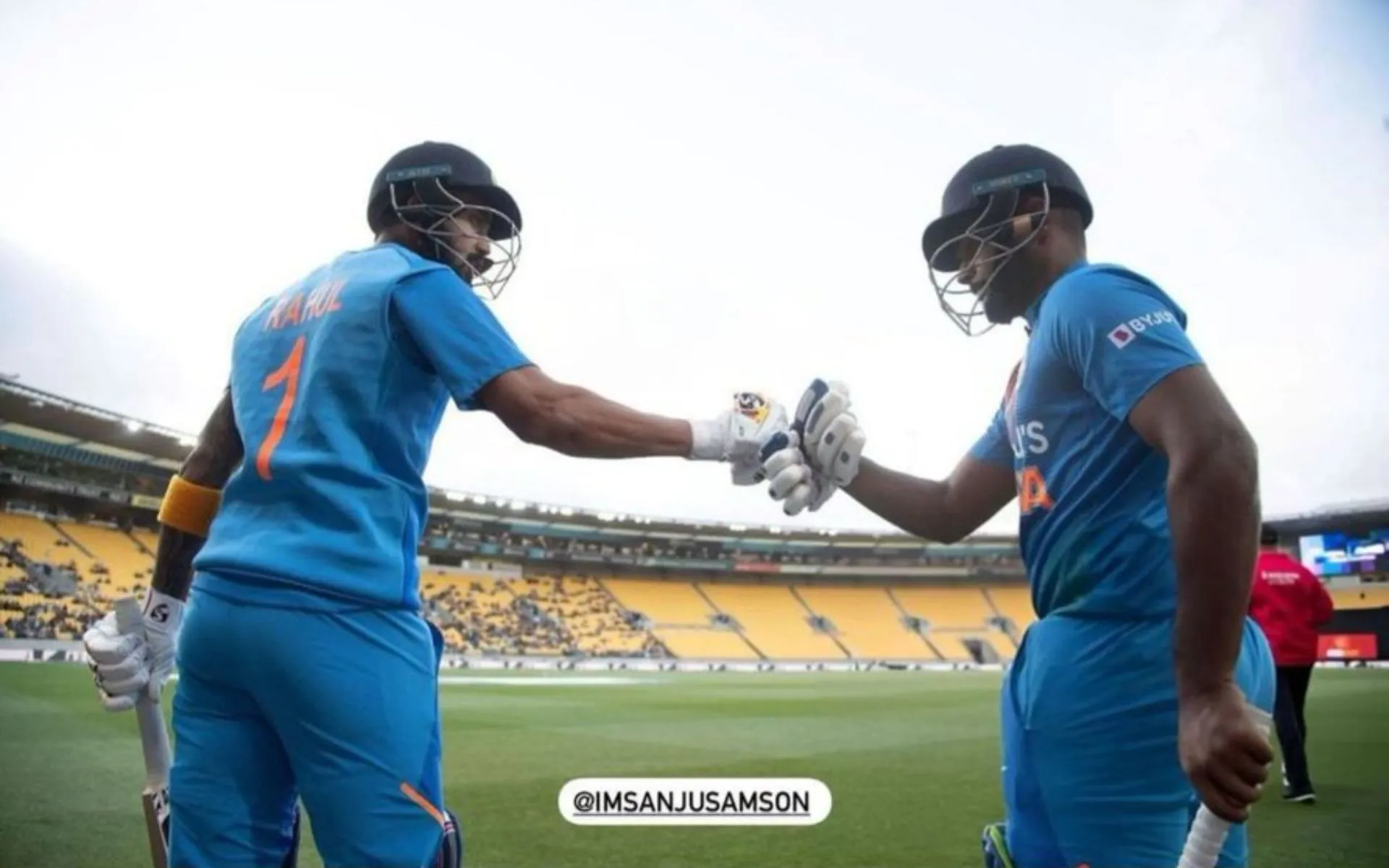 KL Rahul wished Sanju Samson on his 30th birthday [Source: @ImTanujSingh/x.com]