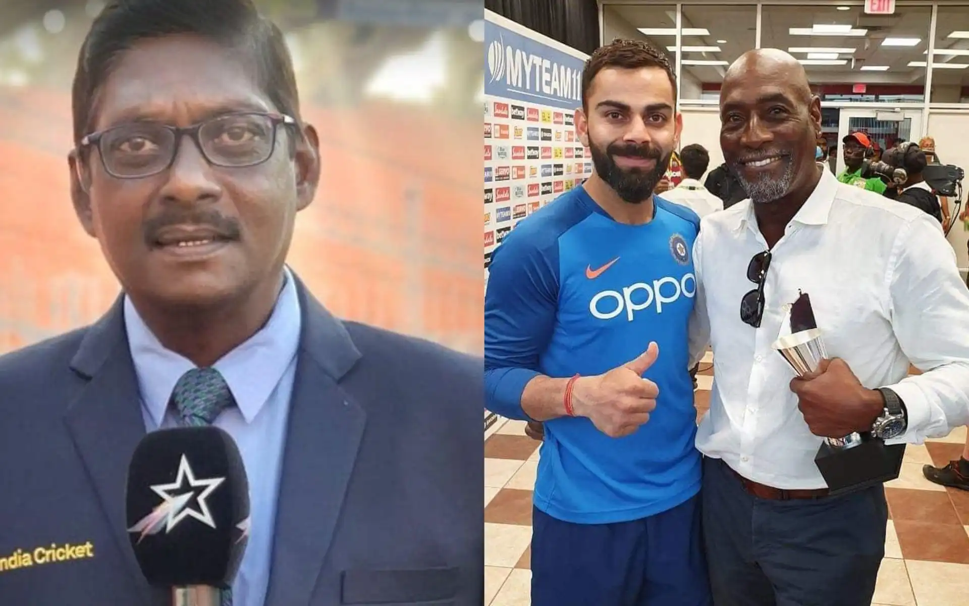 Virat Kohli gets praised for aggressive mindset [Source: @Sportsglory01, @ivivianrichards/X.com]