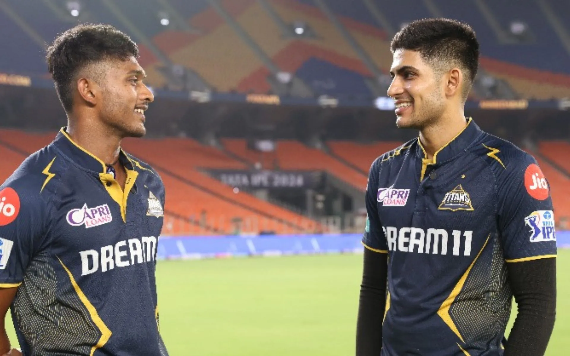 Centurions Sai Sudharsan and Shubman Gill after the match [Source: @IPL/x]