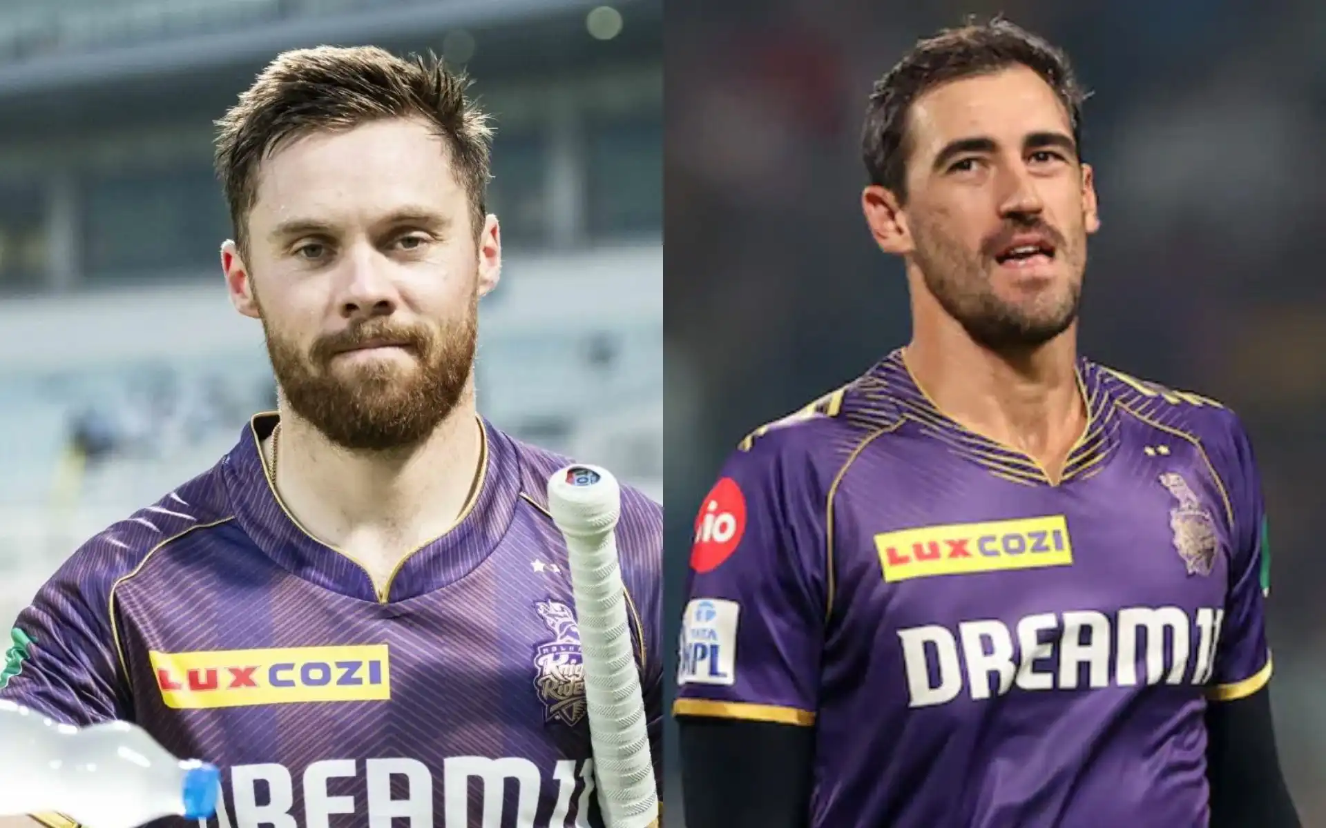 Phil Salt and Micthell Starc [Source: @CricCrazyJohns, @KRxtra/x.com]